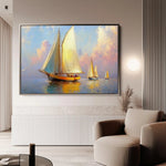 Landscape 503 Canvas Art 90 x 60 cm / Stretched on hidden frame