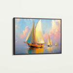 Landscape 503 Canvas Art 90 x 60 cm / Stretched on hidden frame