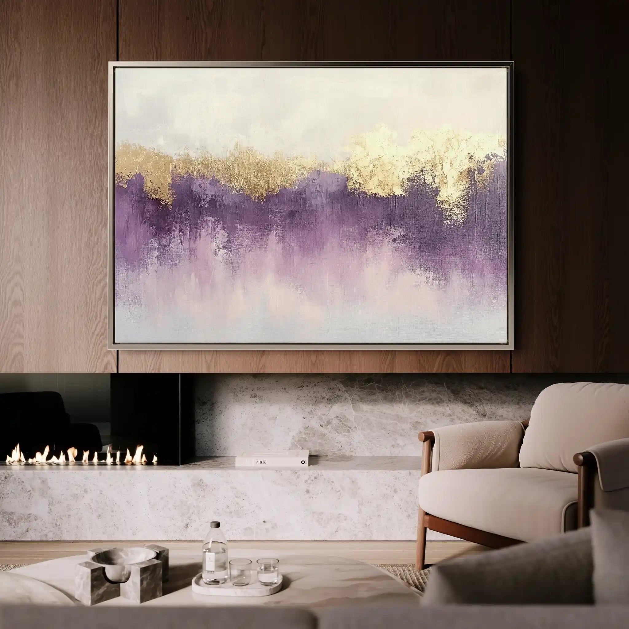Abstract 505 Canvas Art 60 x 40 cm / Stretched on hidden frame