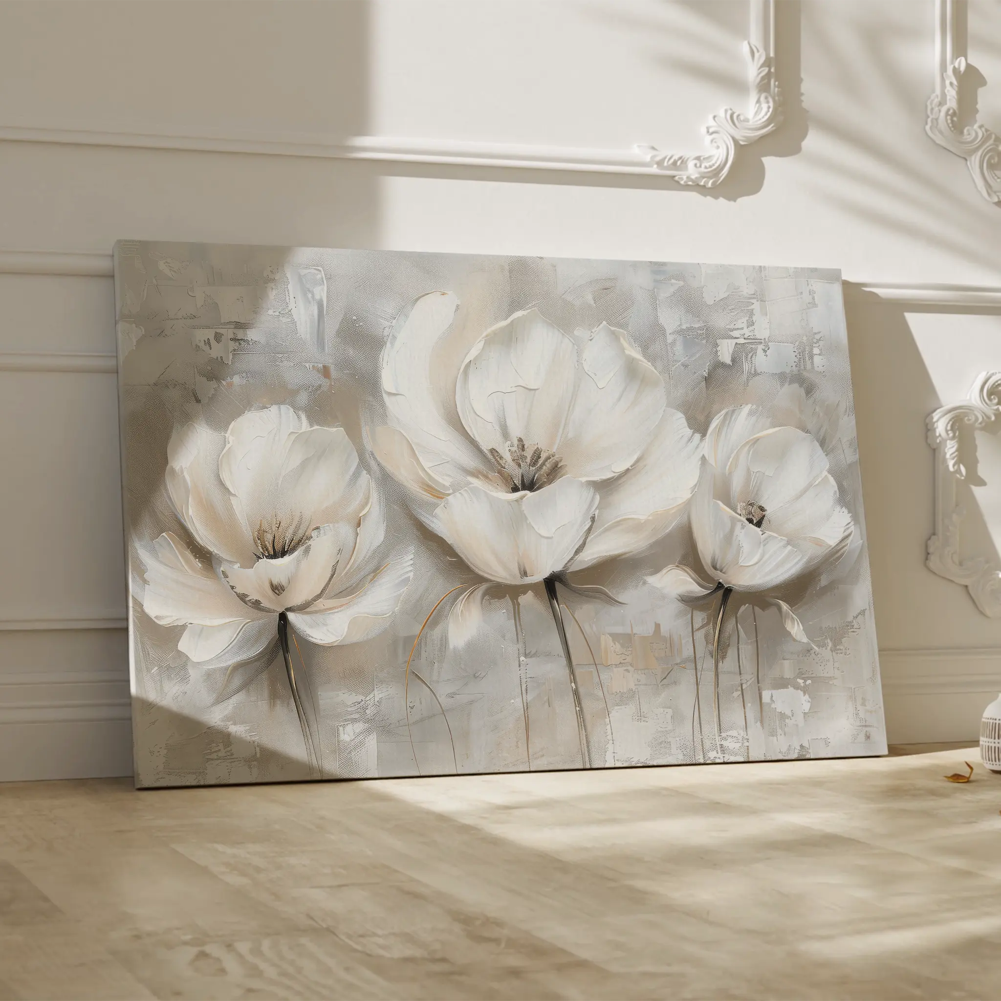 Floral Canvas Wall Art WAD506-F 90 x 60 cm / Stretched on hidden frame