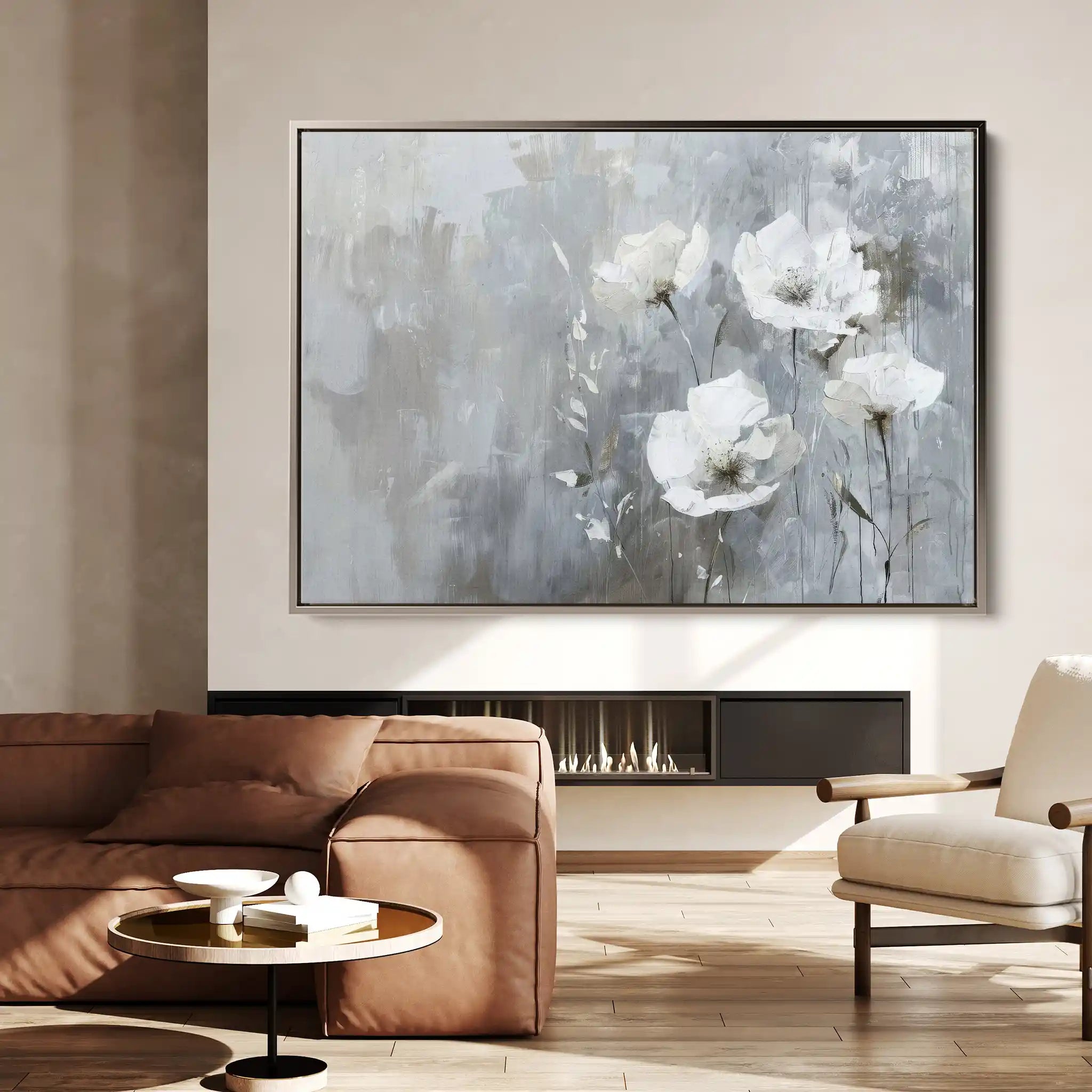 Floral Canvas Wall Art WAD508-F 90 x 60 cm / Stretched on hidden frame
