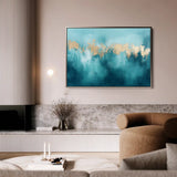 Abstract 510 Canvas Art 60 x 40 cm / Stretched on hidden frame