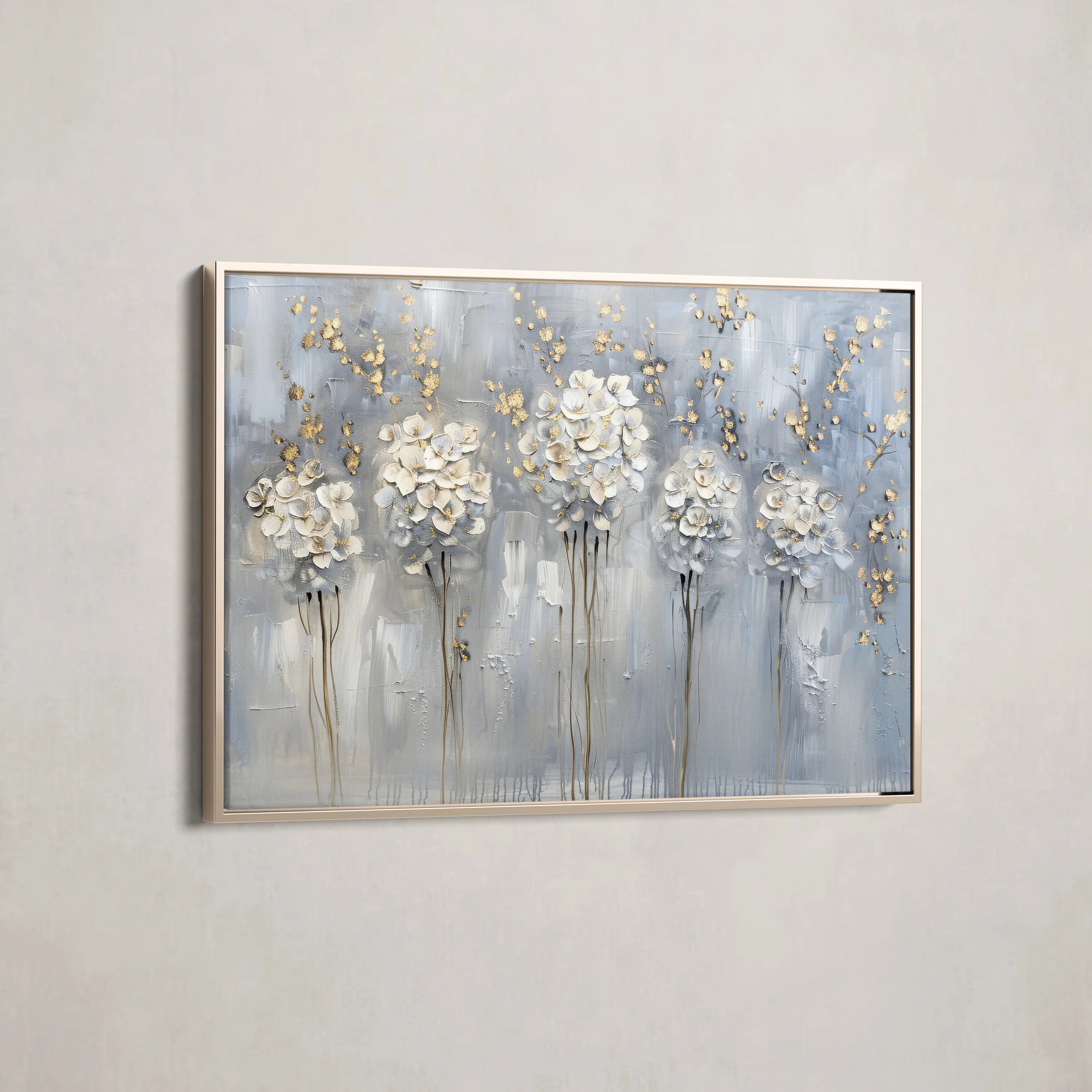 Floral Canvas Wall Art WAD511-F 90 x 60 cm / Stretched on hidden frame