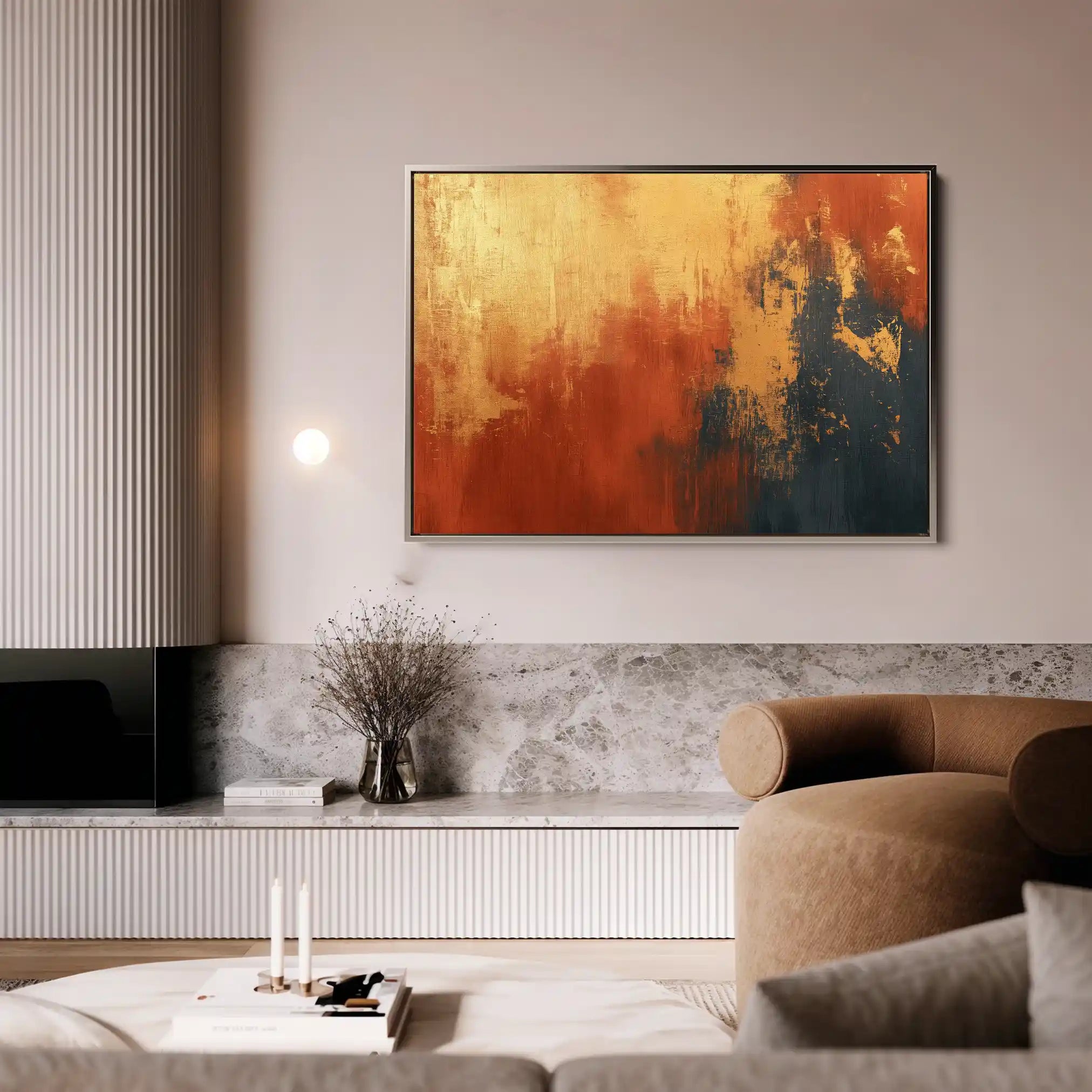 Abstract 513 Canvas Art 60 x 40 cm / Stretched on hidden frame