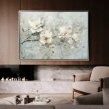 Floral Canvas Wall Art WAD514-F 90 x 60 cm / Stretched on hidden frame