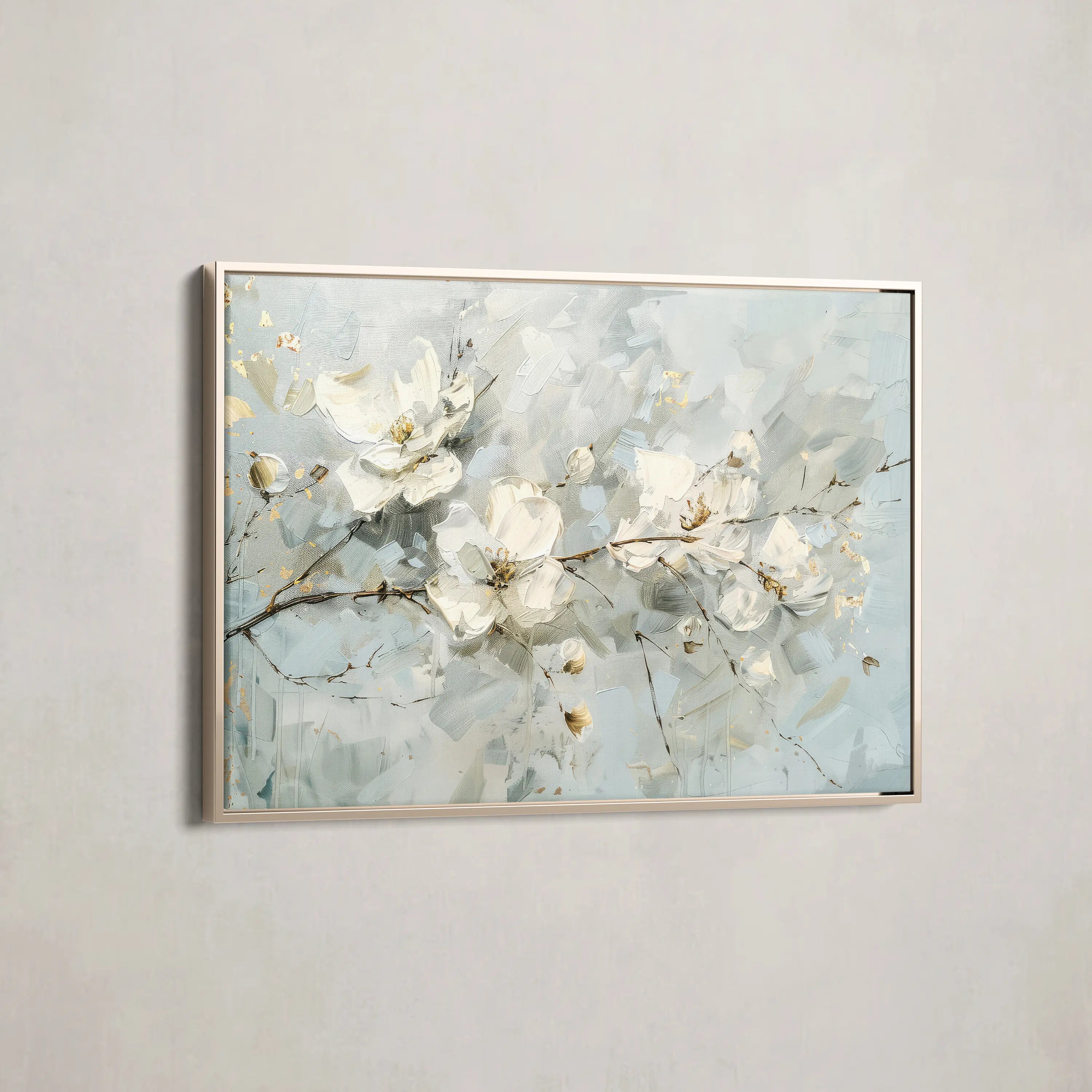 Floral Canvas Wall Art WAD514-F 90 x 60 cm / Stretched on hidden frame