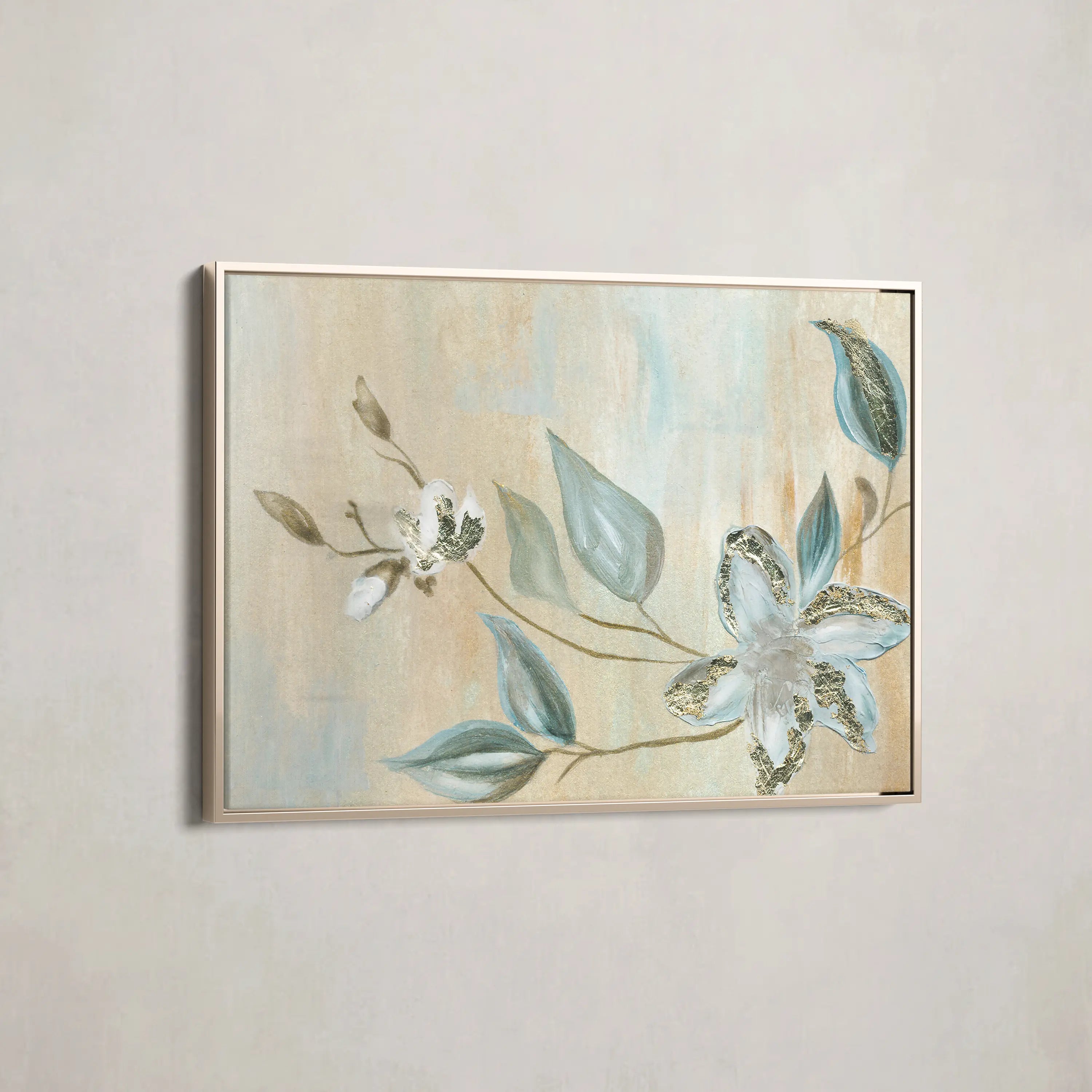 Floral Canvas Wall Art WAD515-F 90 x 60 cm / Stretched on hidden frame