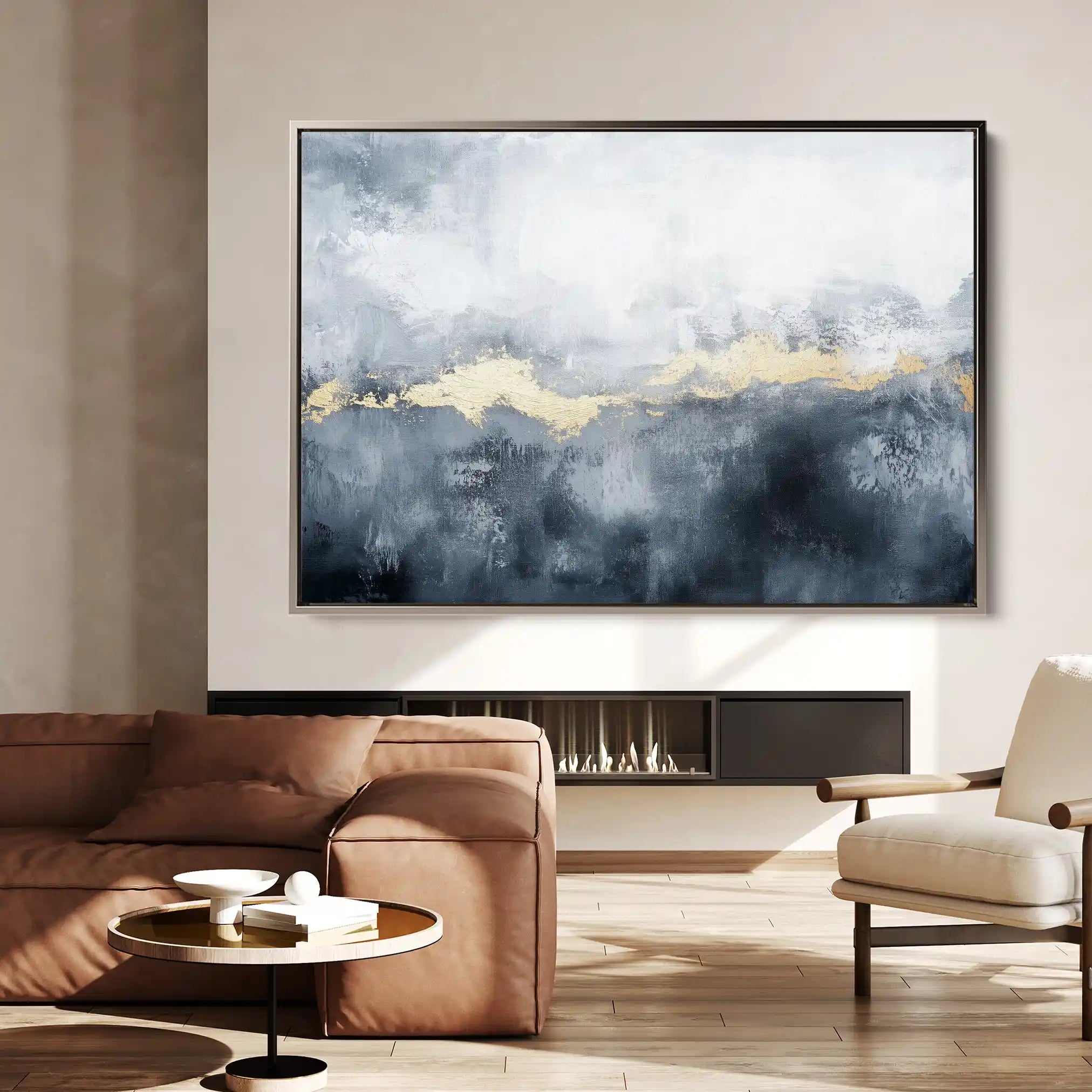 Abstract 516 Canvas Art 60 x 40 cm / Stretched on hidden frame