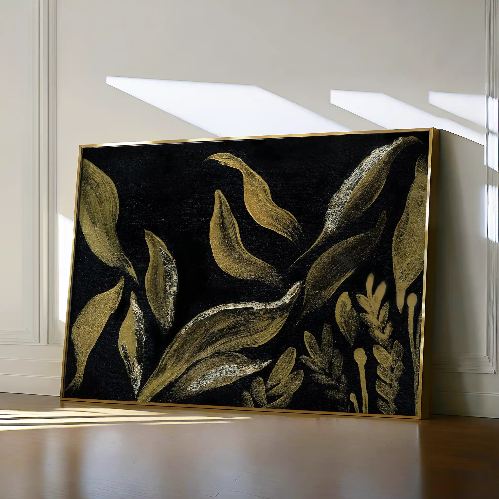Floral Canvas Wall Art WAD516-F 90 x 60 cm / Stretched on hidden frame