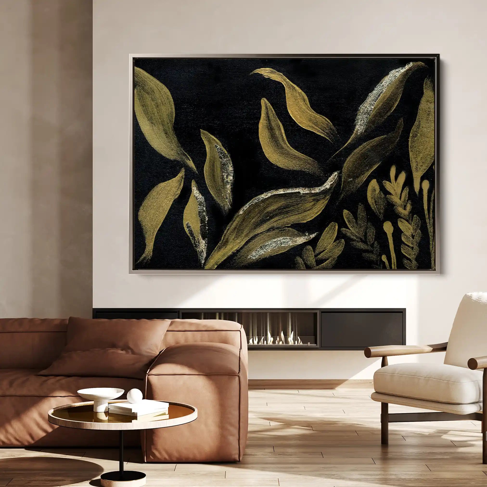 Floral Canvas Wall Art WAD516-F 90 x 60 cm / Stretched on hidden frame