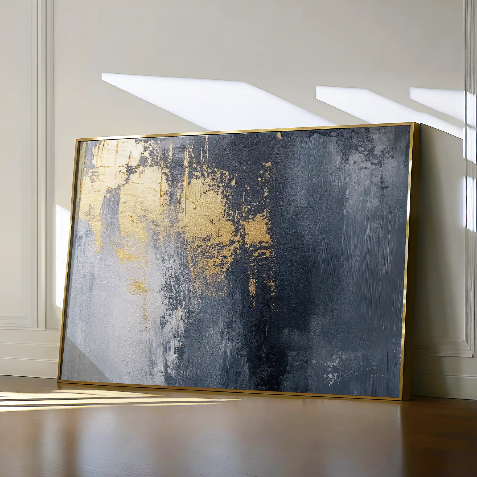 Abstract Canvas Wall Art WAD518-A 90 x 60 cm / Stretched on hidden frame