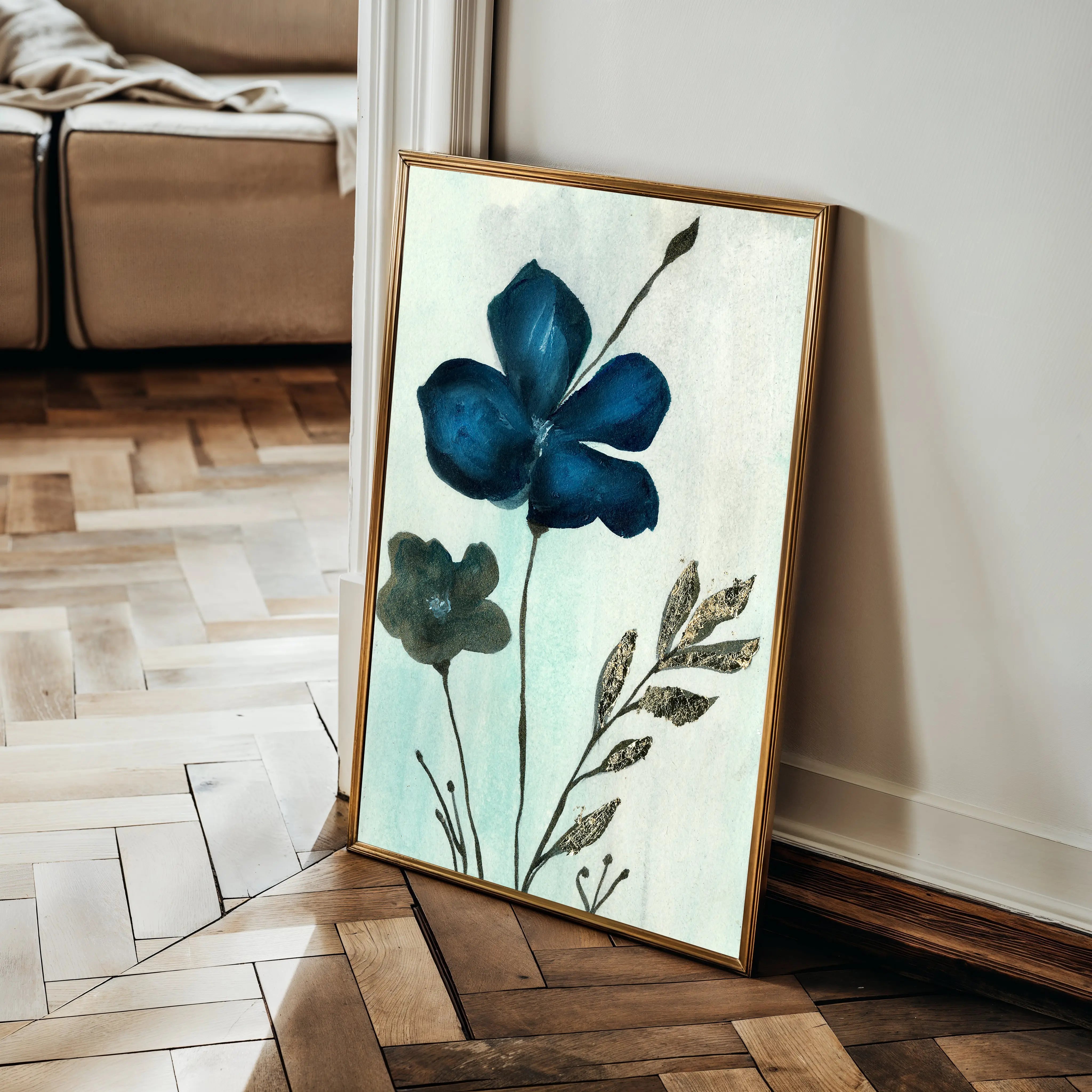 Floral Canvas Wall Art WAD518-F 90 x 60 cm / Stretched on hidden frame