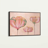 Floral Canvas Wall Art WAD519-F 90 x 60 cm / Stretched on hidden frame