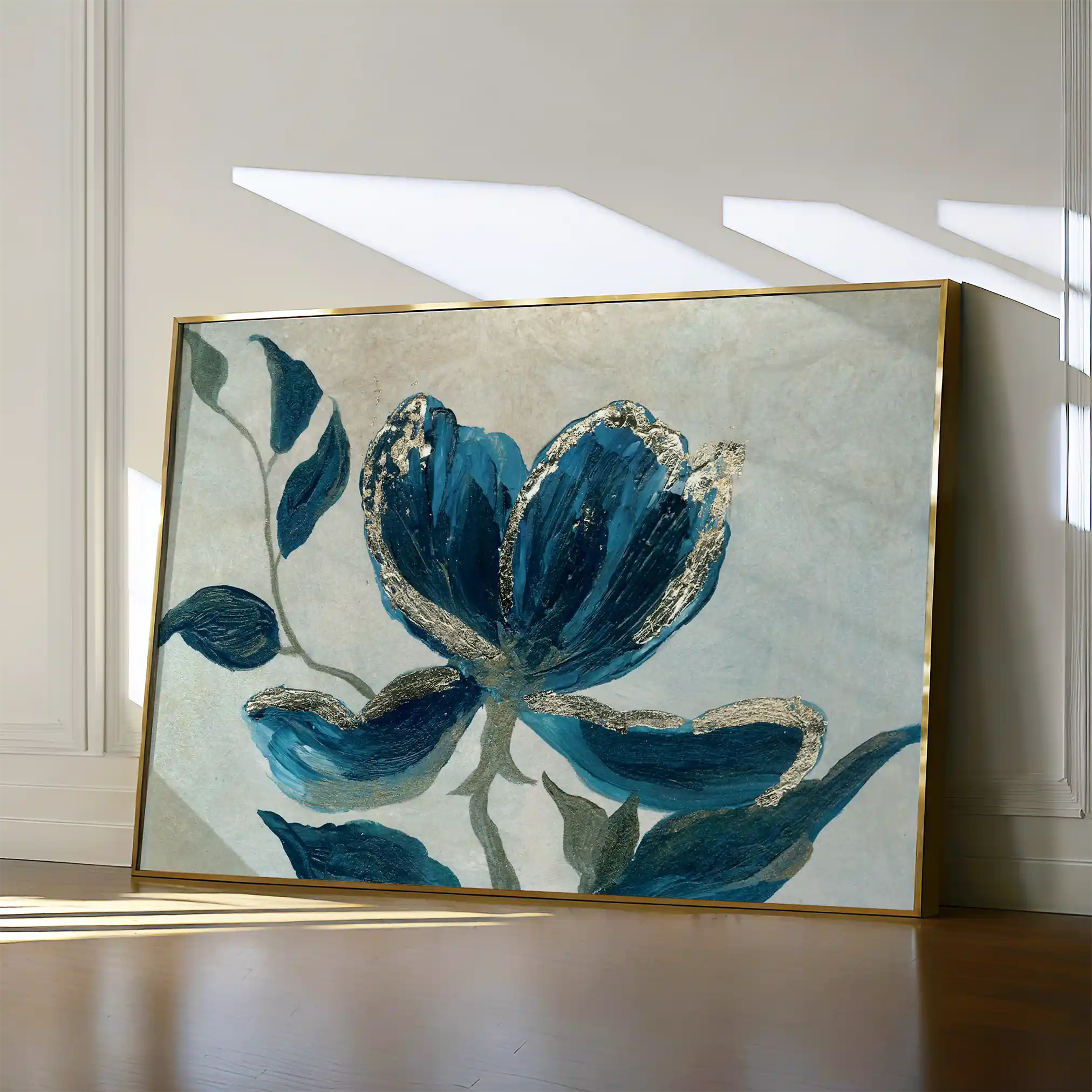 Floral Canvas Wall Art WAD522-F 90 x 60 cm / Stretched on hidden frame