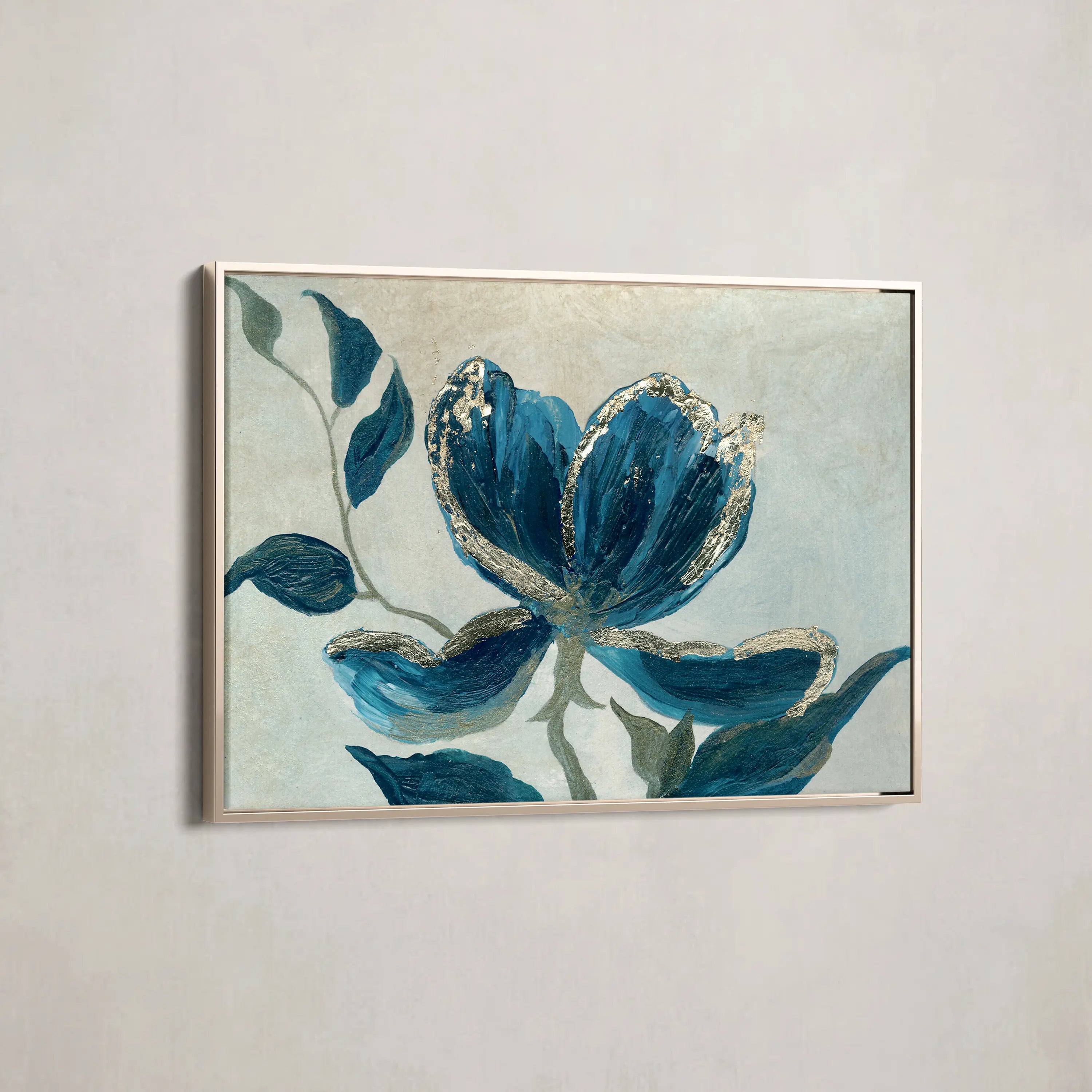 Floral Canvas Wall Art WAD522-F 90 x 60 cm / Stretched on hidden frame