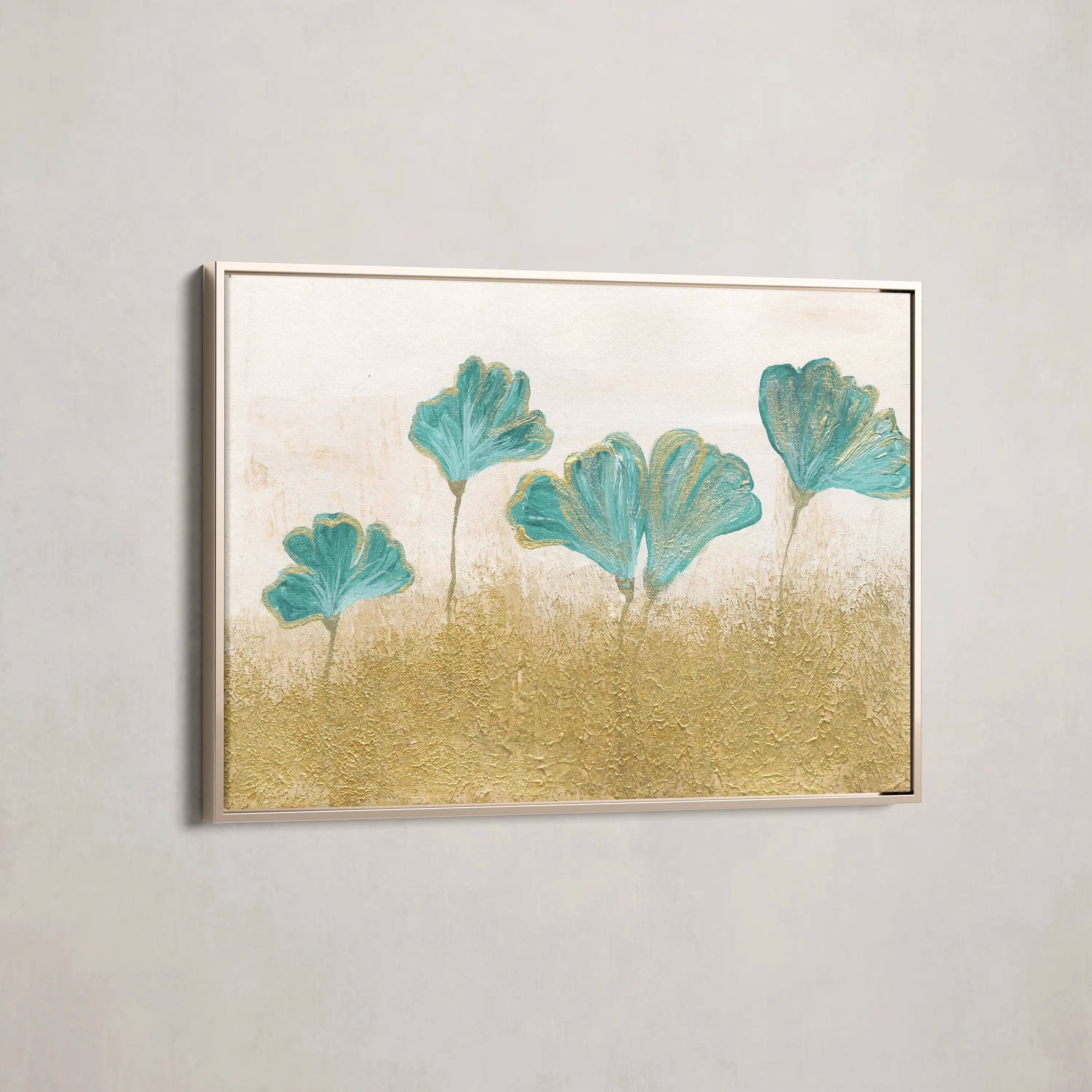 Floral Canvas Wall Art WAD523-F 90 x 60 cm / Stretched on hidden frame