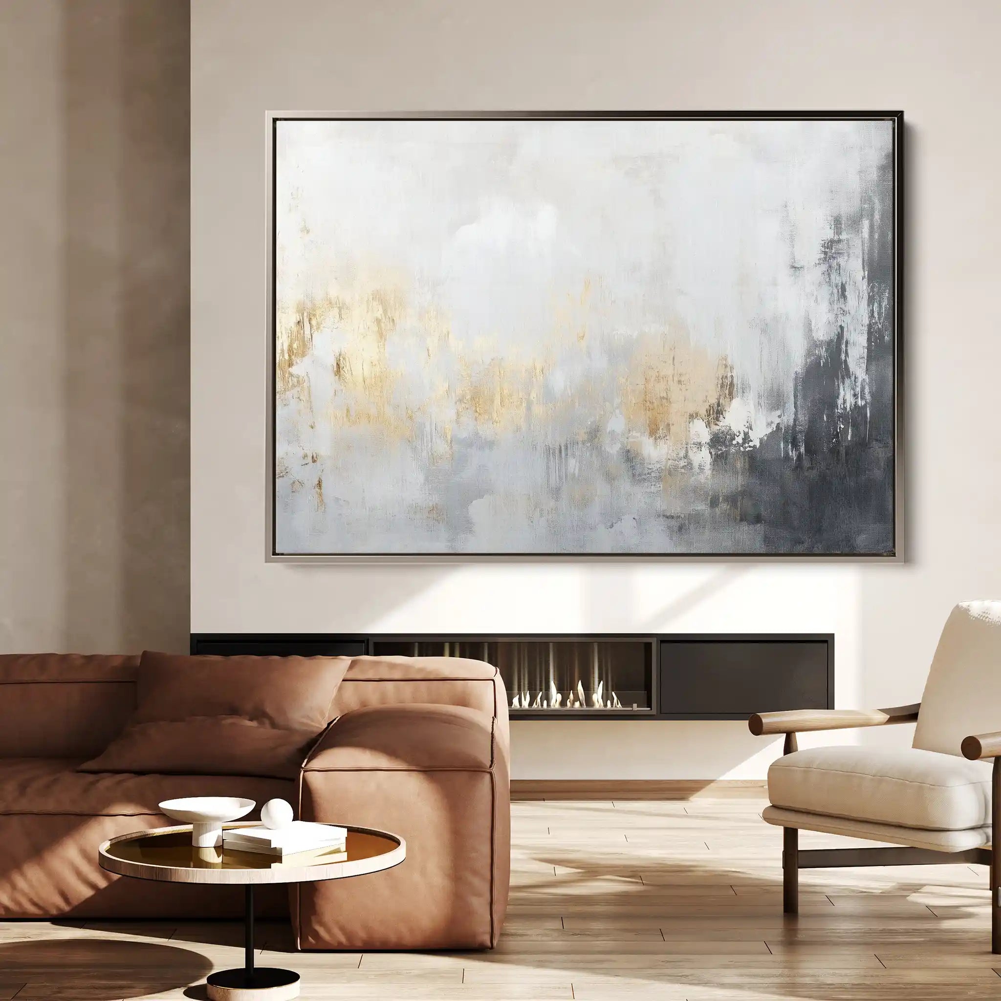 Abstract 524 Canvas Art 60 x 40 cm / Stretched on hidden frame