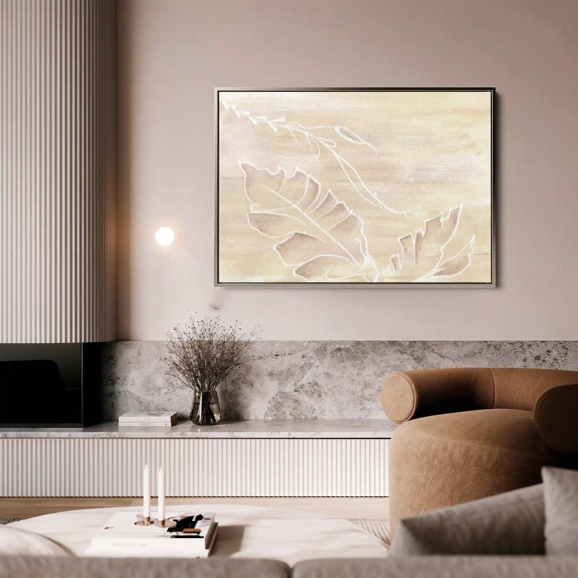 Floral Canvas Wall Art WAD526-F 90 x 60 cm / Stretched on hidden frame