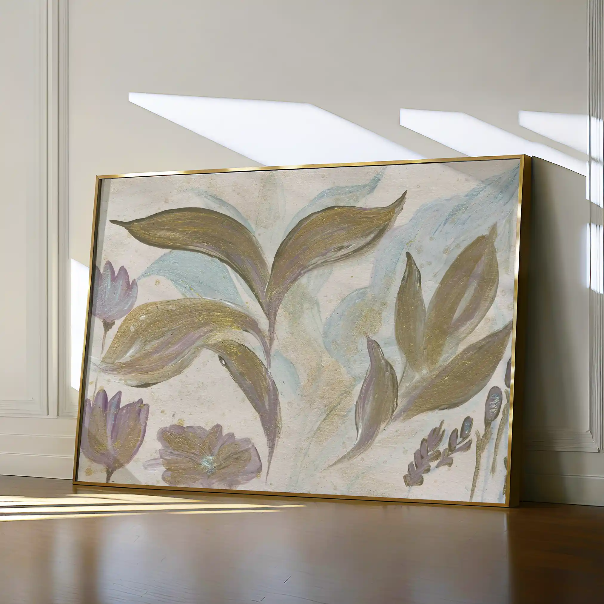 Floral Canvas Wall Art WAD527-F 90 x 60 cm / Stretched on hidden frame