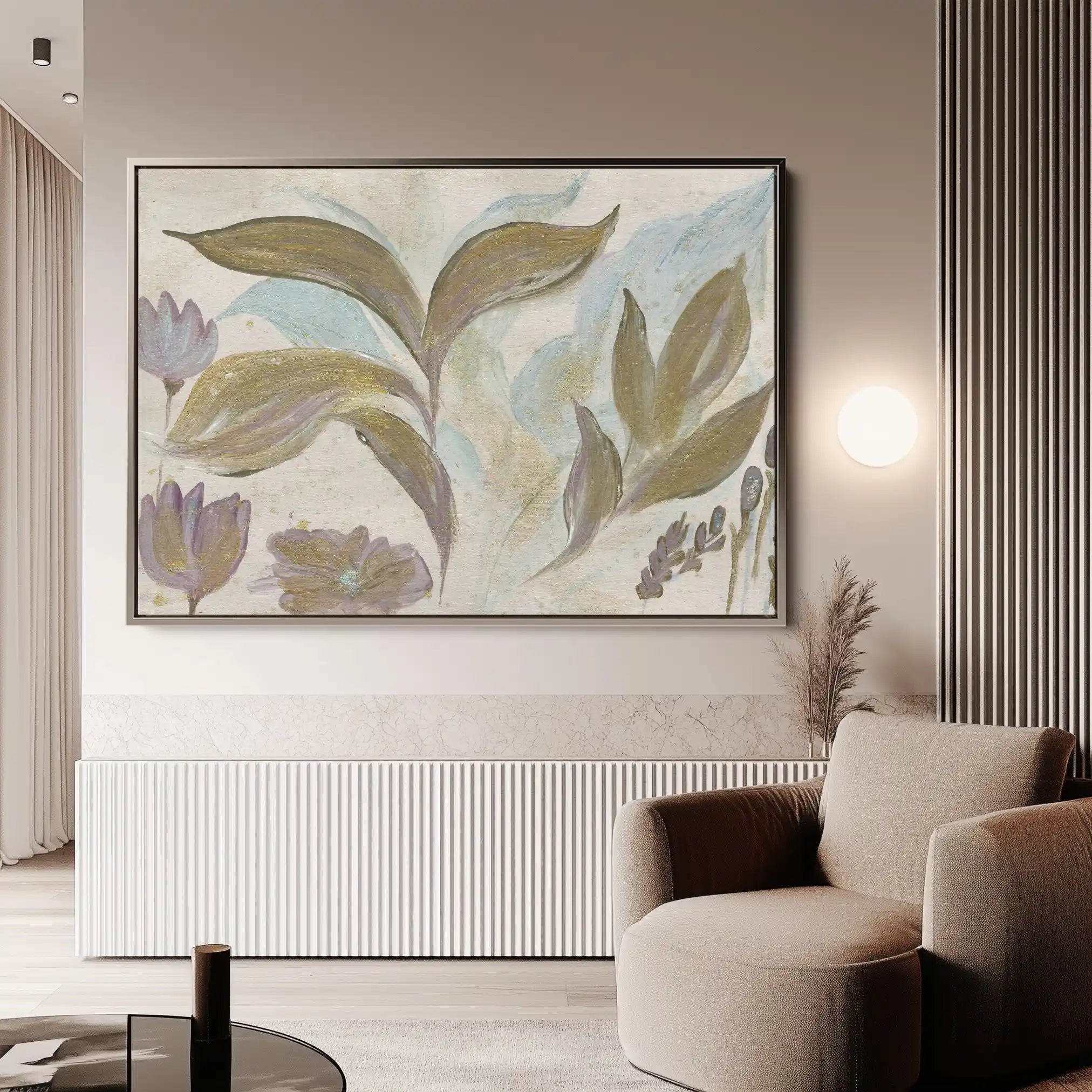 Floral Canvas Wall Art WAD527-F 90 x 60 cm / Stretched on hidden frame