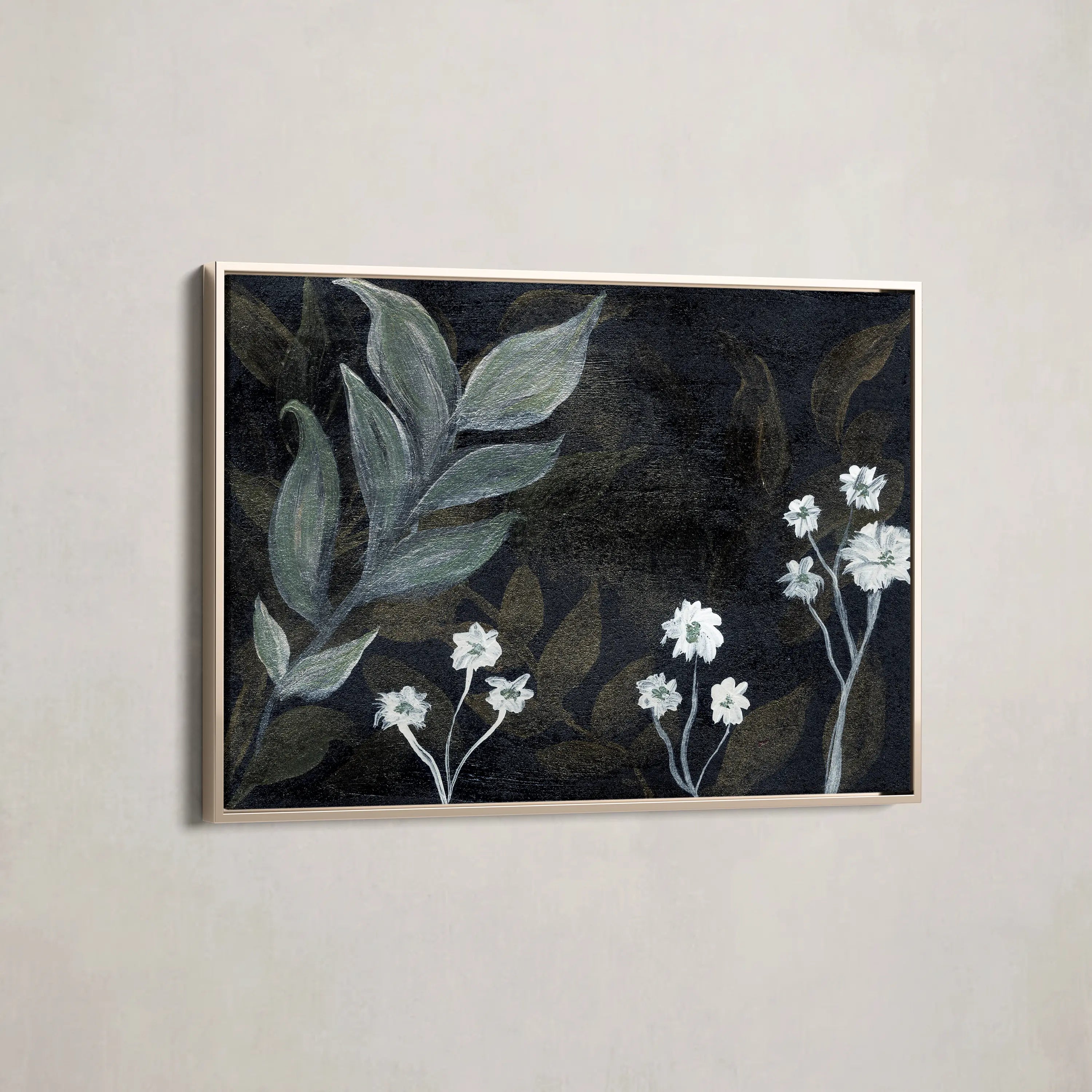 Floral Canvas Wall Art WAD529-F 90 x 60 cm / Stretched on hidden frame