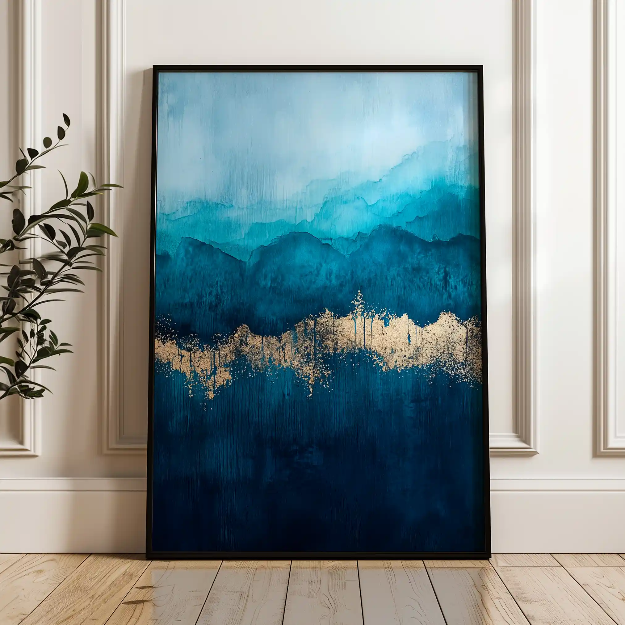 Abstract 530 Canvas Art 60 x 40 cm / Stretched on hidden frame