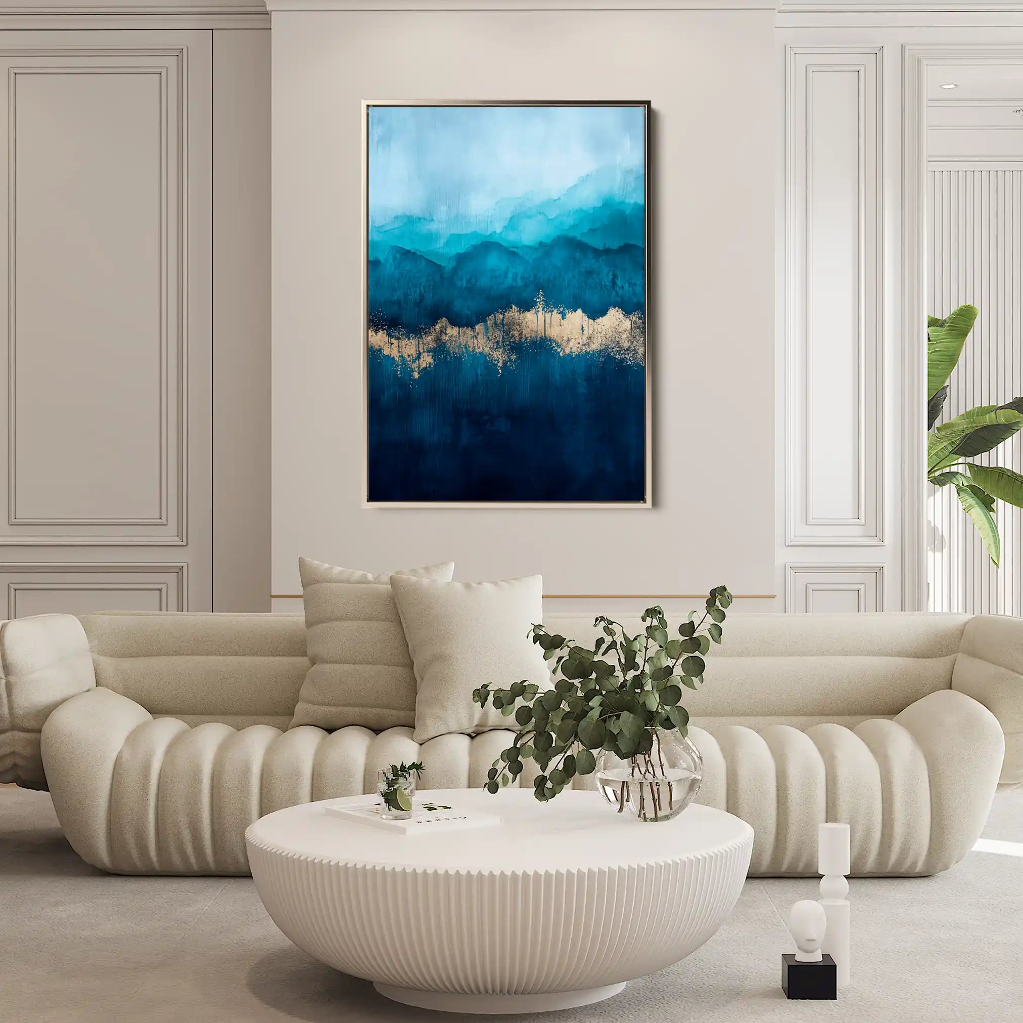 Abstract 530 Canvas Art 60 x 40 cm / Stretched on hidden frame