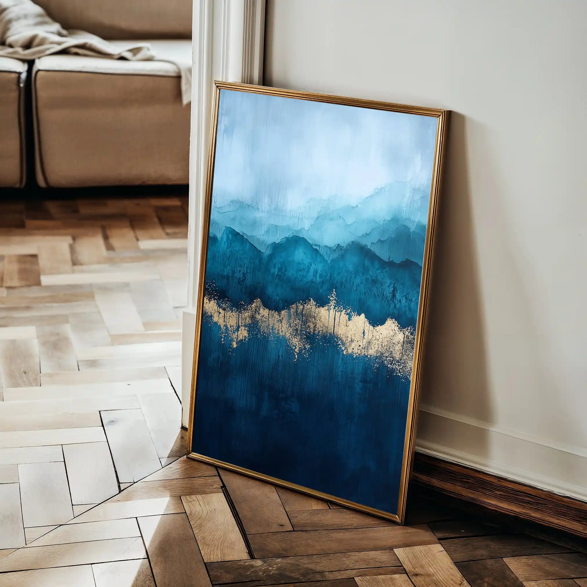 Abstract 530 Canvas Art 60 x 40 cm / Stretched on hidden frame