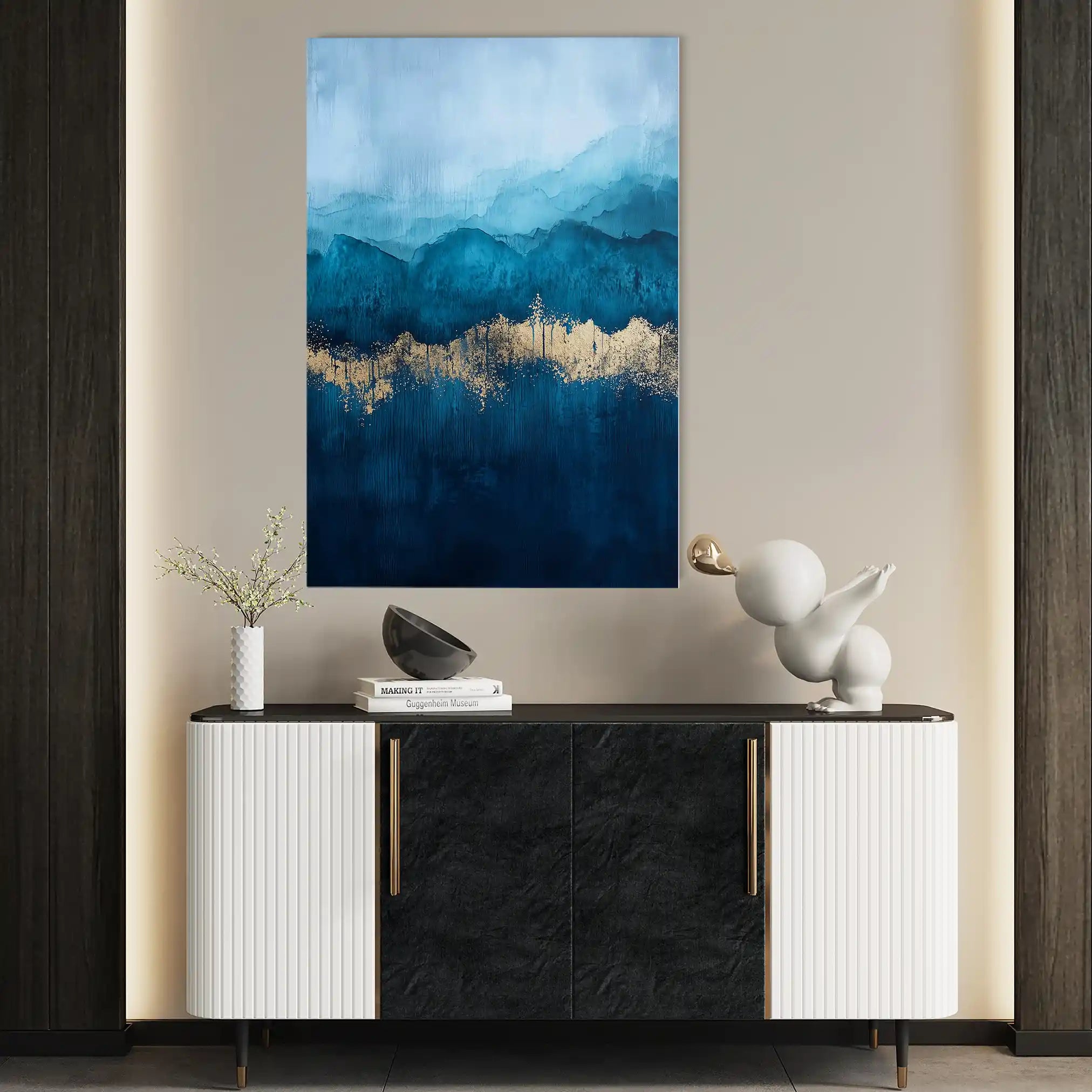Abstract 530 Canvas Art 60 x 40 cm / Stretched on hidden frame