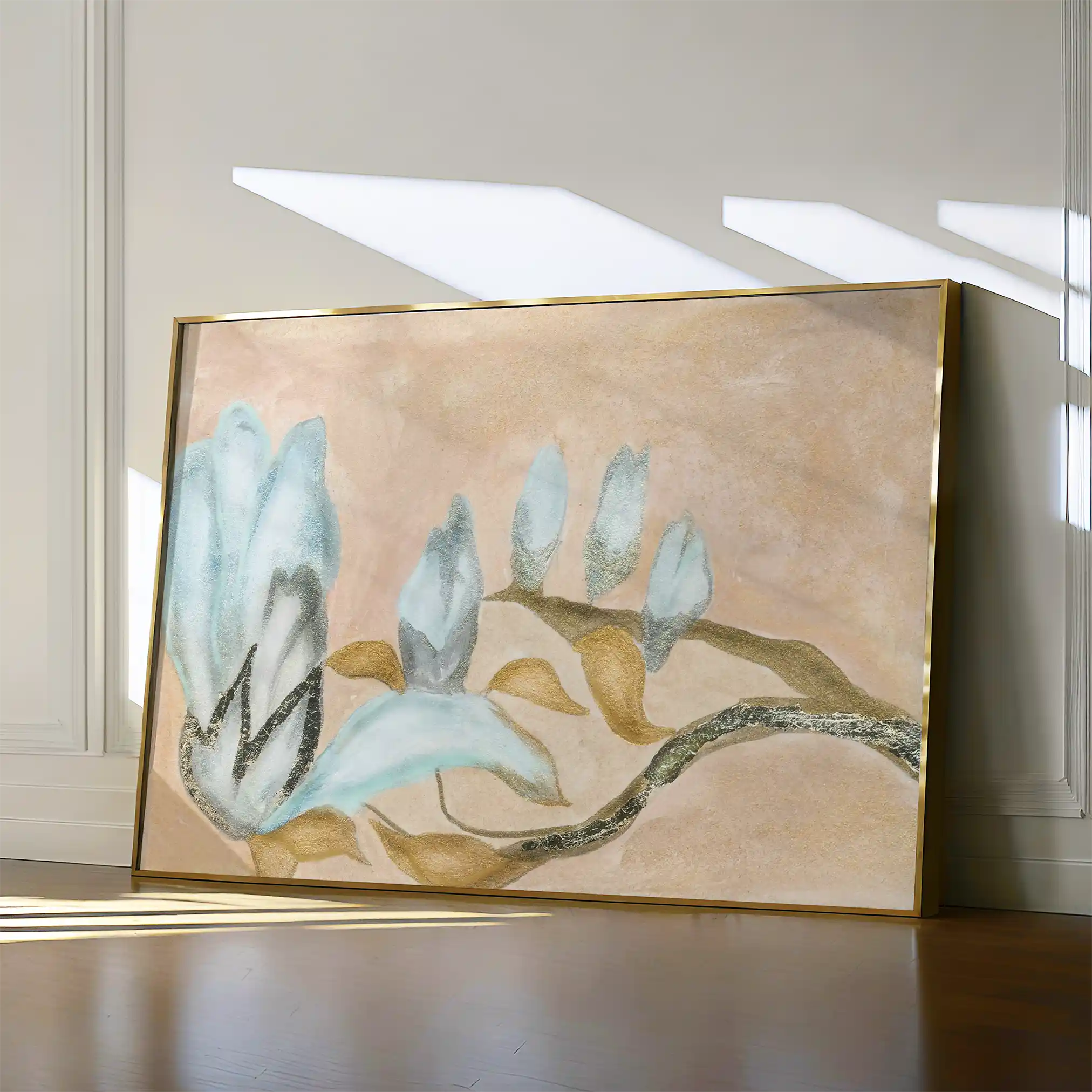 Floral Canvas Wall Art WAD531-F 90 x 60 cm / Stretched on hidden frame