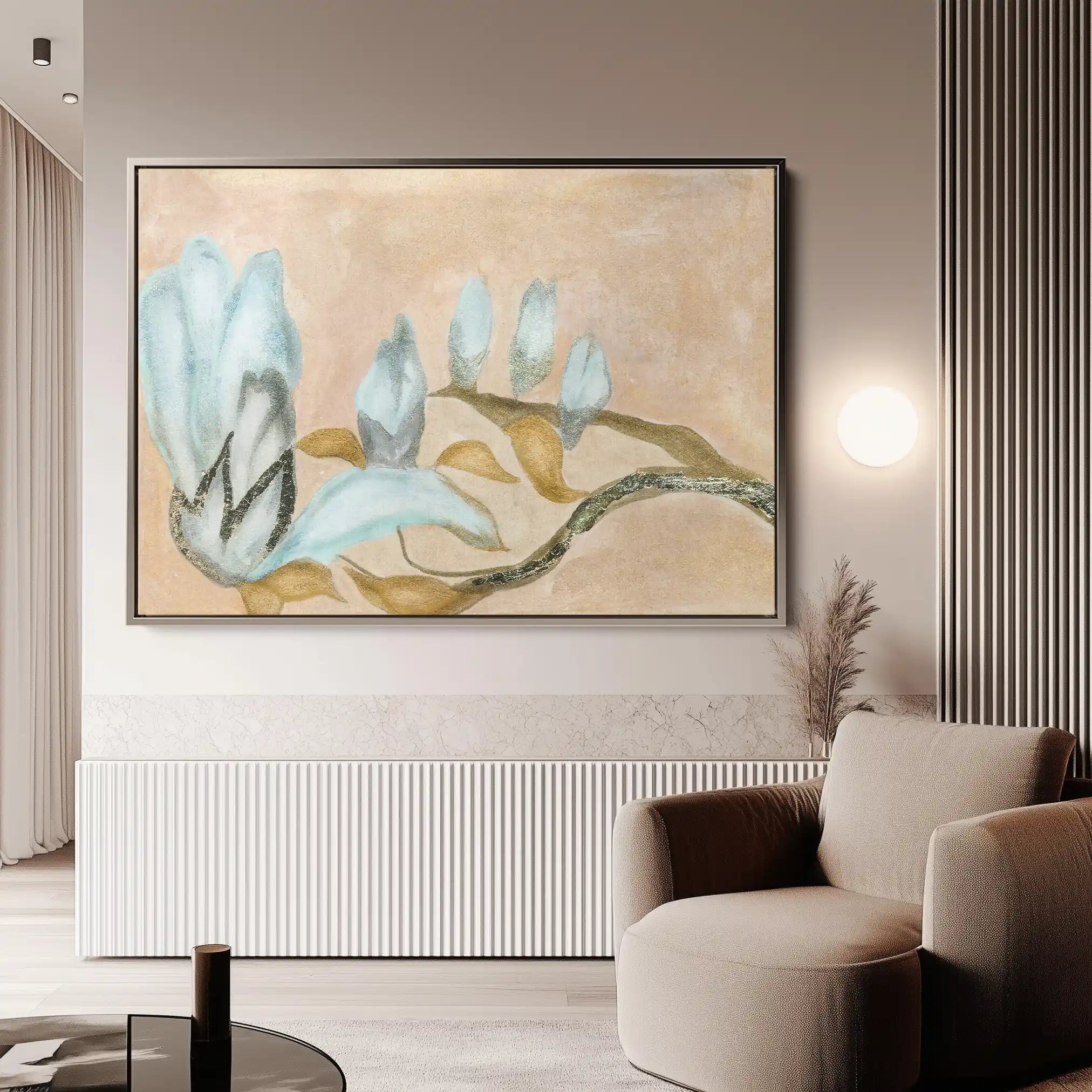 Floral Canvas Wall Art WAD531-F 90 x 60 cm / Stretched on hidden frame