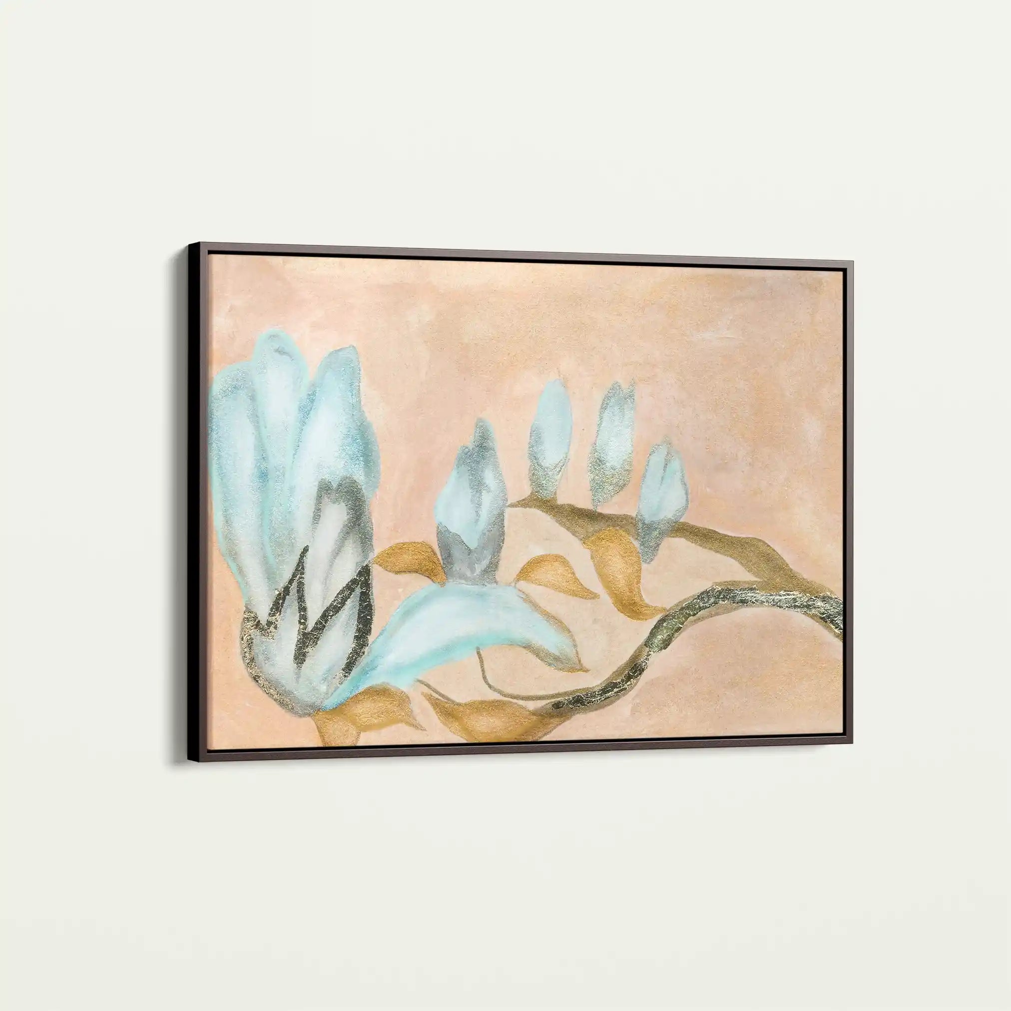Floral Canvas Wall Art WAD531-F 90 x 60 cm / Stretched on hidden frame