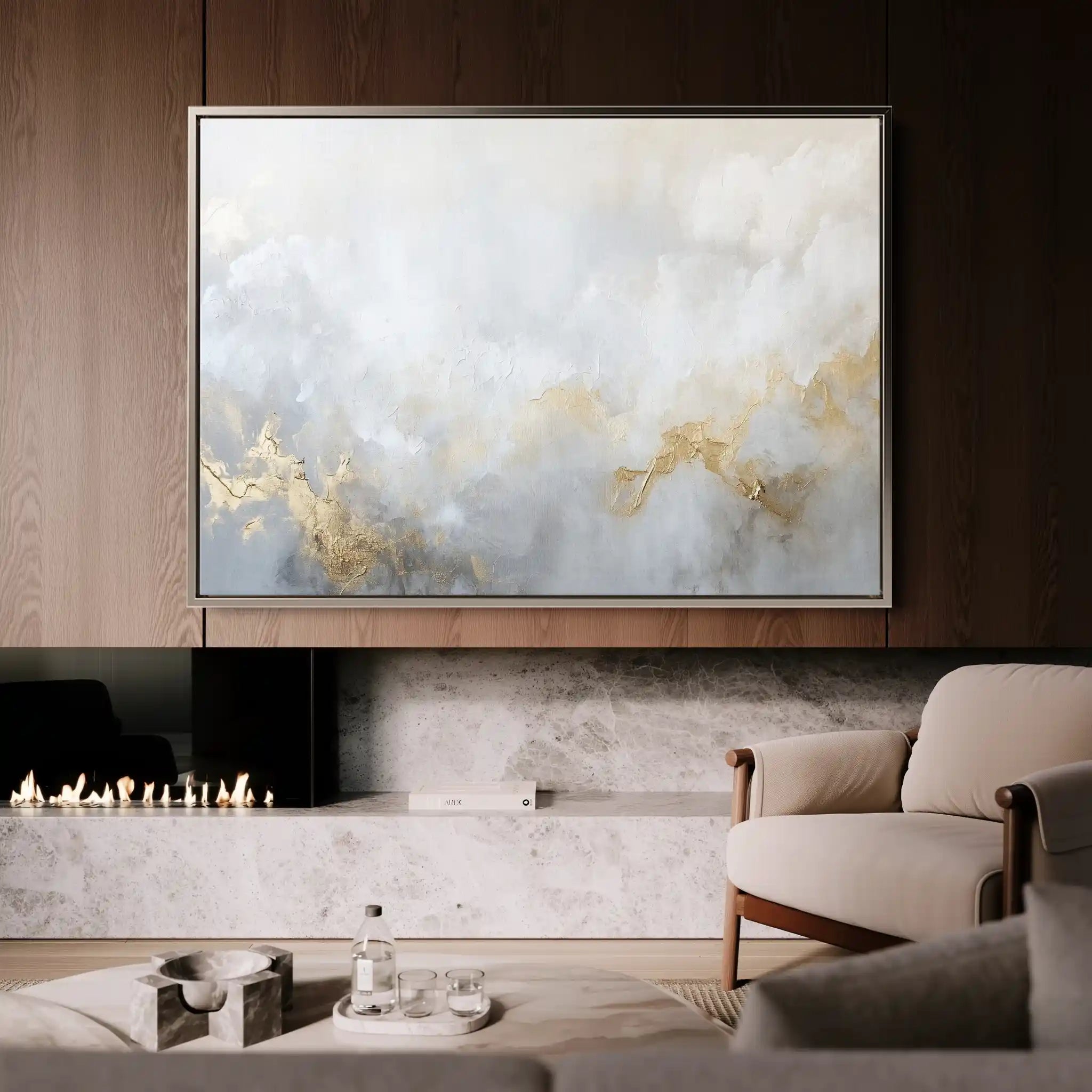 Abstract 533 Canvas Art 60 x 40 cm / Stretched on hidden frame