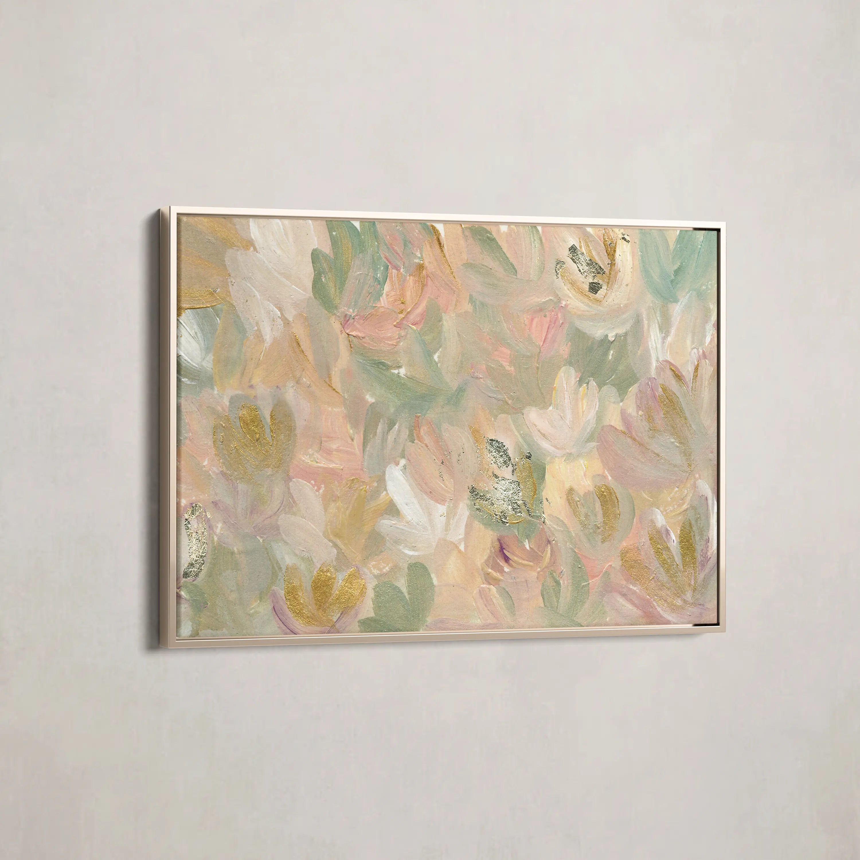 Floral Canvas Wall Art WAD533-F 90 x 60 cm / Stretched on hidden frame