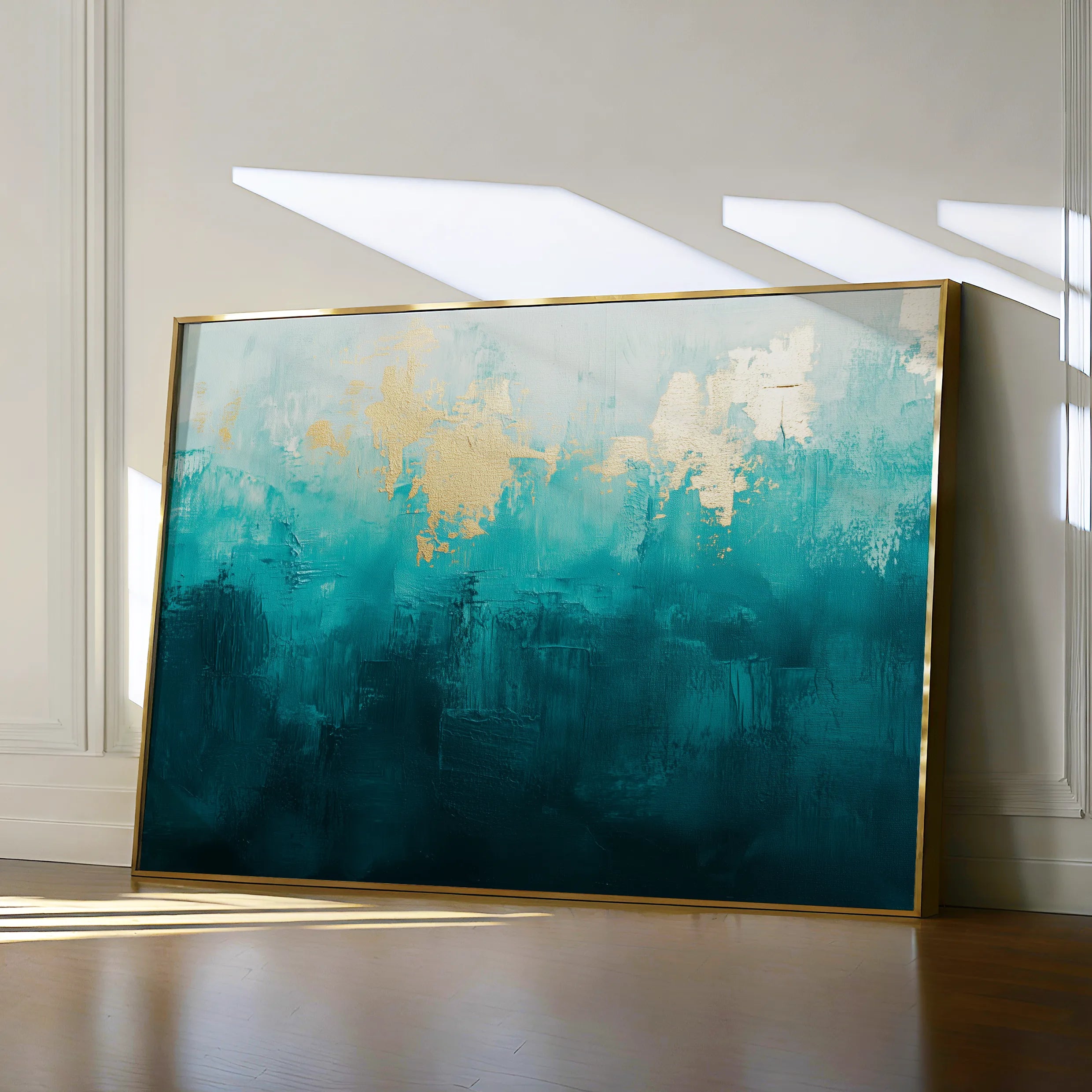 Abstract Canvas Wall Art WAD535-A 90 x 60 cm / Stretched on hidden frame