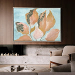 Floral Canvas Wall Art WAD536-F 90 x 60 cm / Stretched on hidden frame