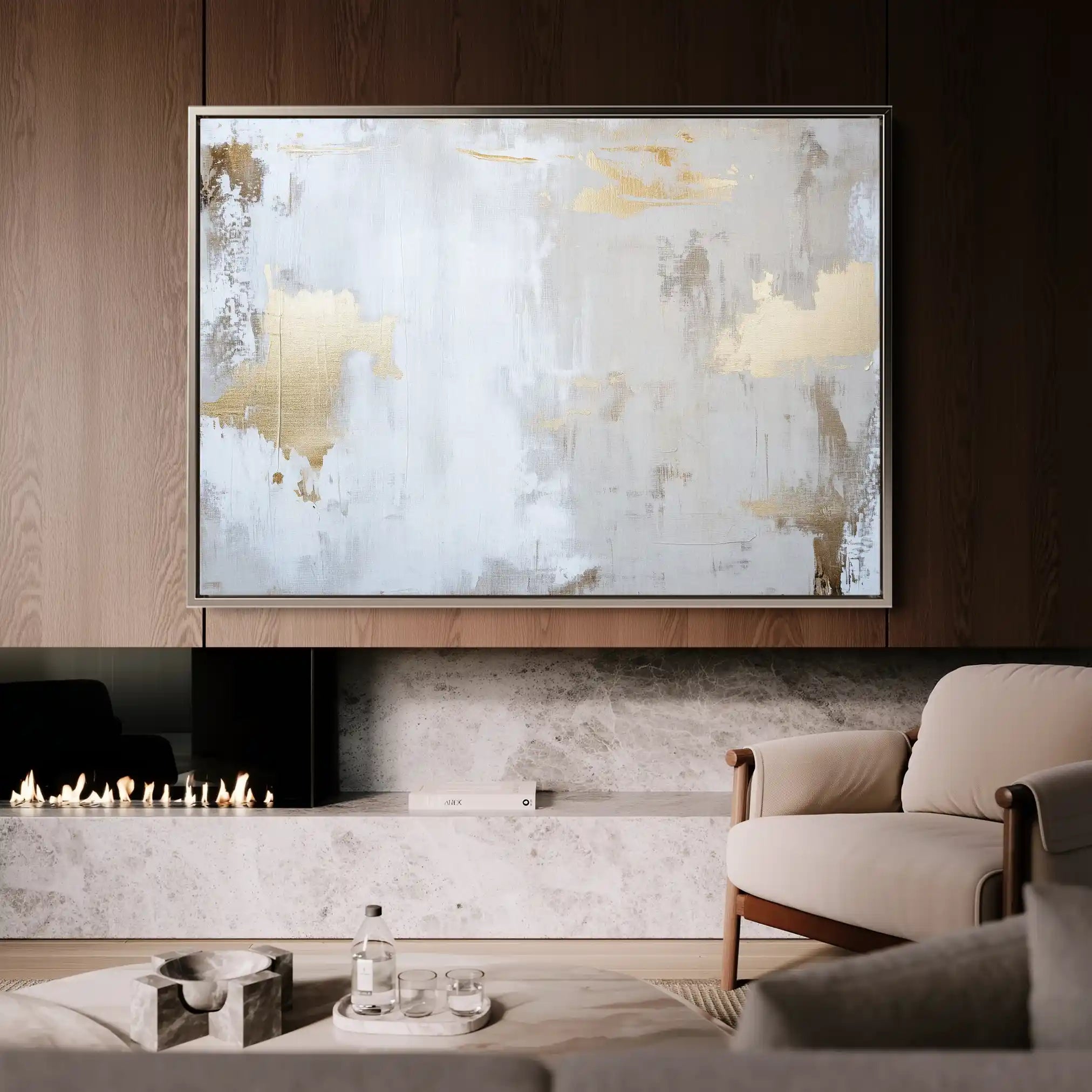Abstract 538 Canvas Art 60 x 40 cm / Stretched on hidden frame