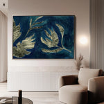 Floral Canvas Wall Art WAD538-F 90 x 60 cm / Stretched on hidden frame