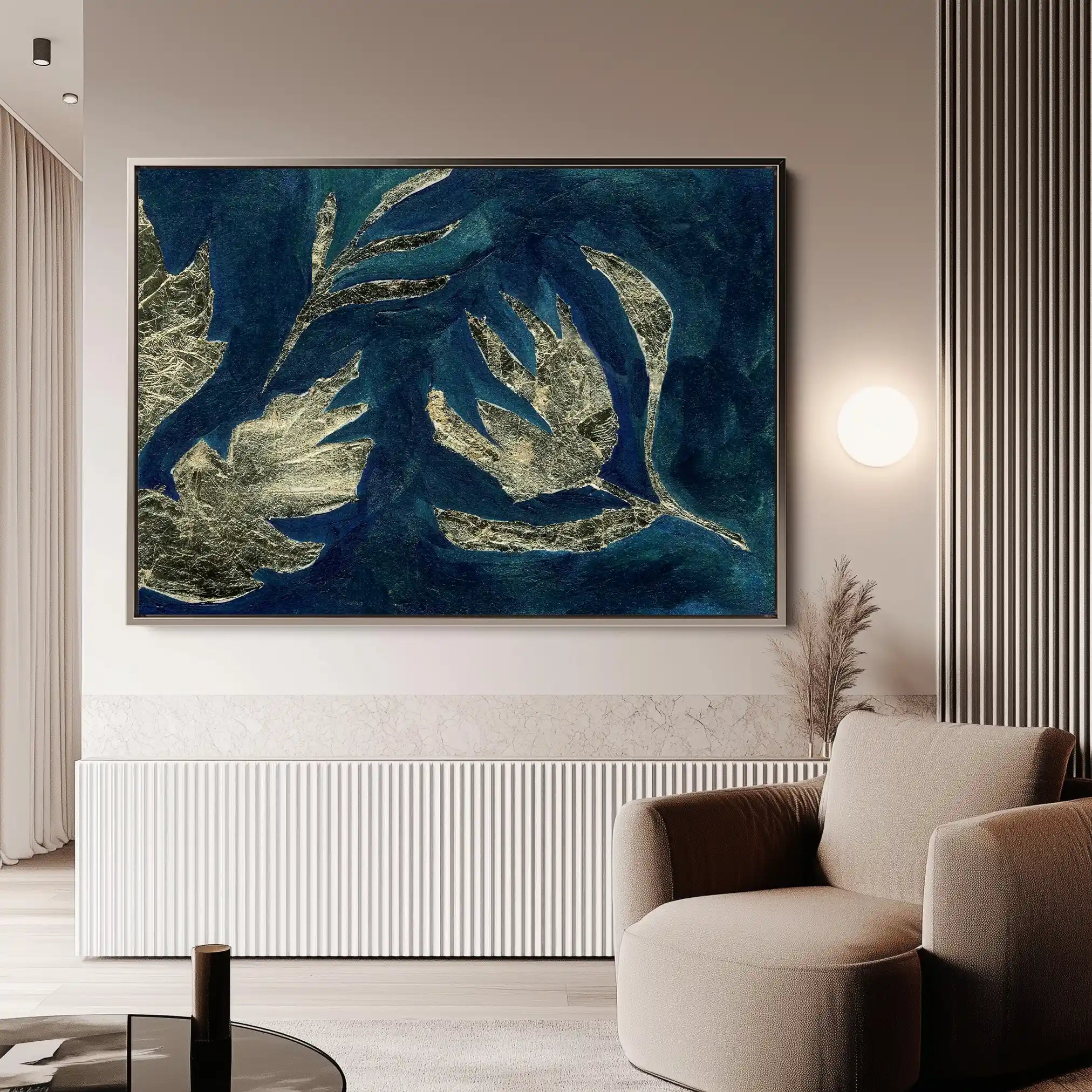 Floral Canvas Wall Art WAD538-F 90 x 60 cm / Stretched on hidden frame