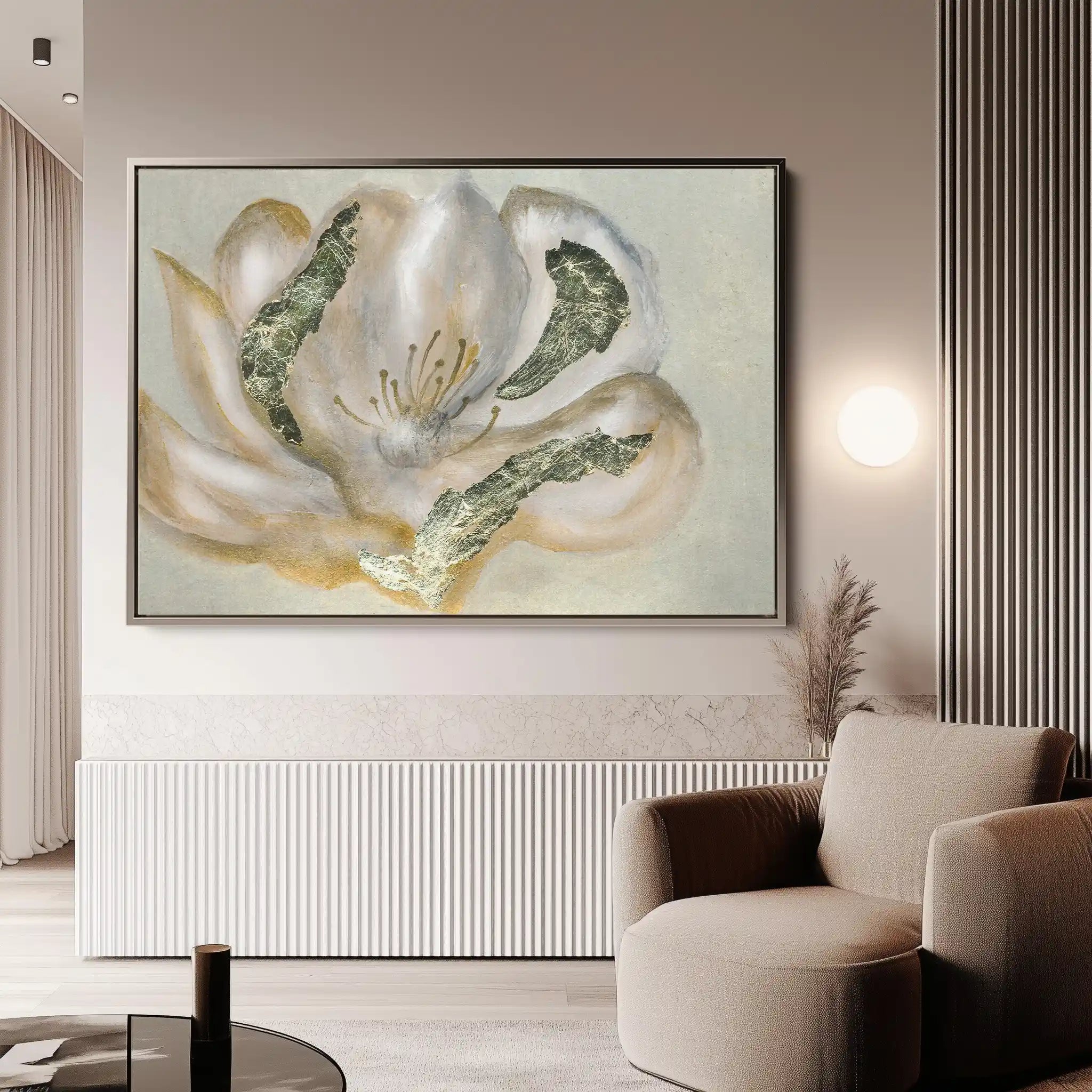Floral Canvas Wall Art WAD539-F 90 x 60 cm / Stretched on hidden frame
