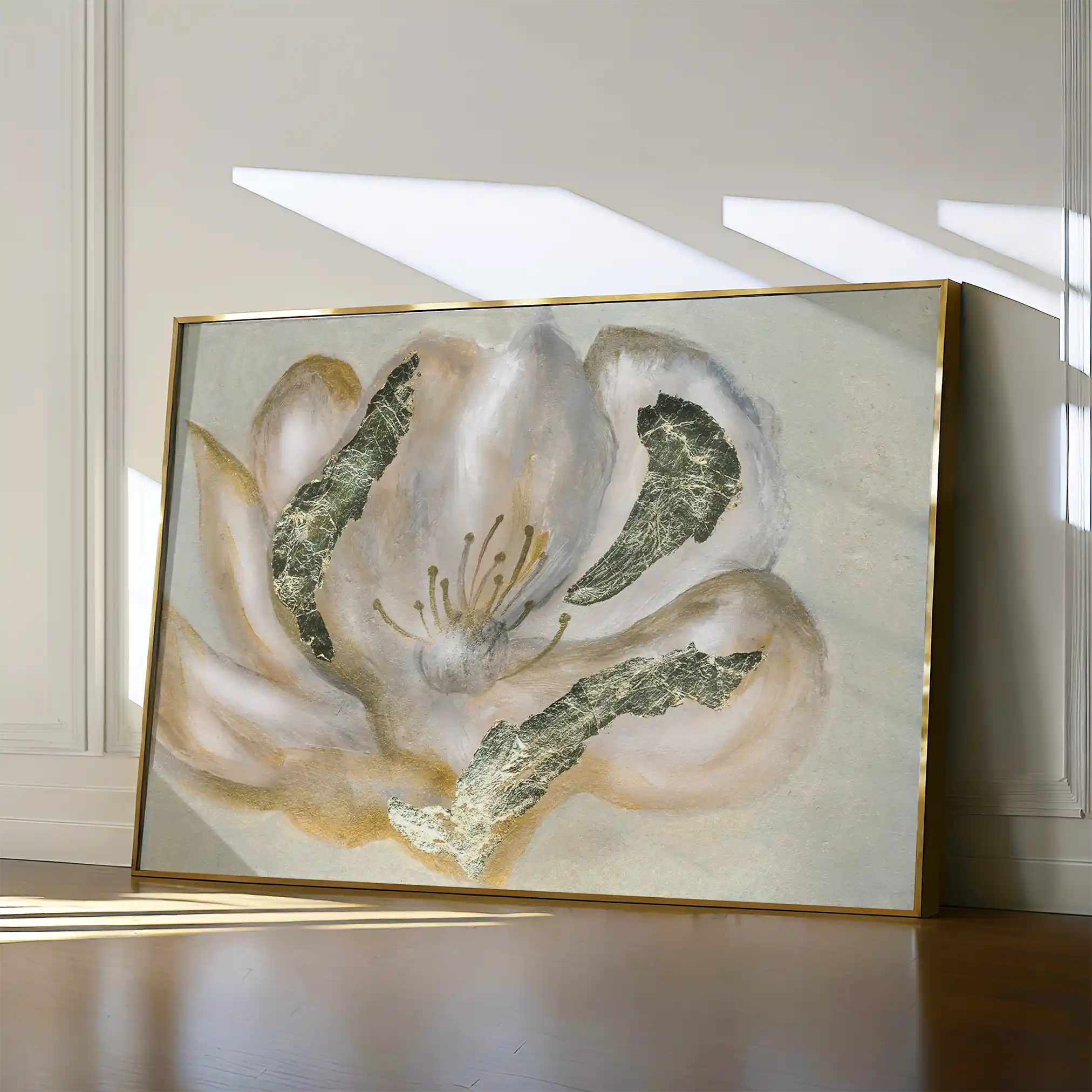 Floral Canvas Wall Art WAD539-F 90 x 60 cm / Stretched on hidden frame