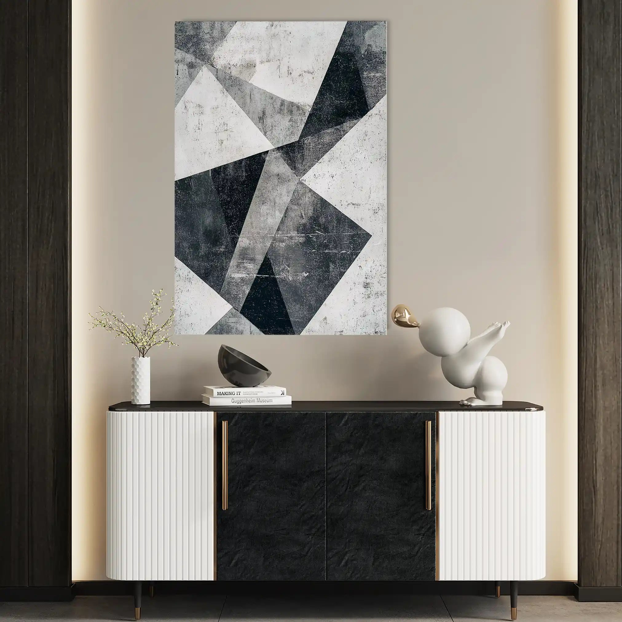 Abstract 541 Canvas Art 60 x 40 cm / Stretched on hidden frame