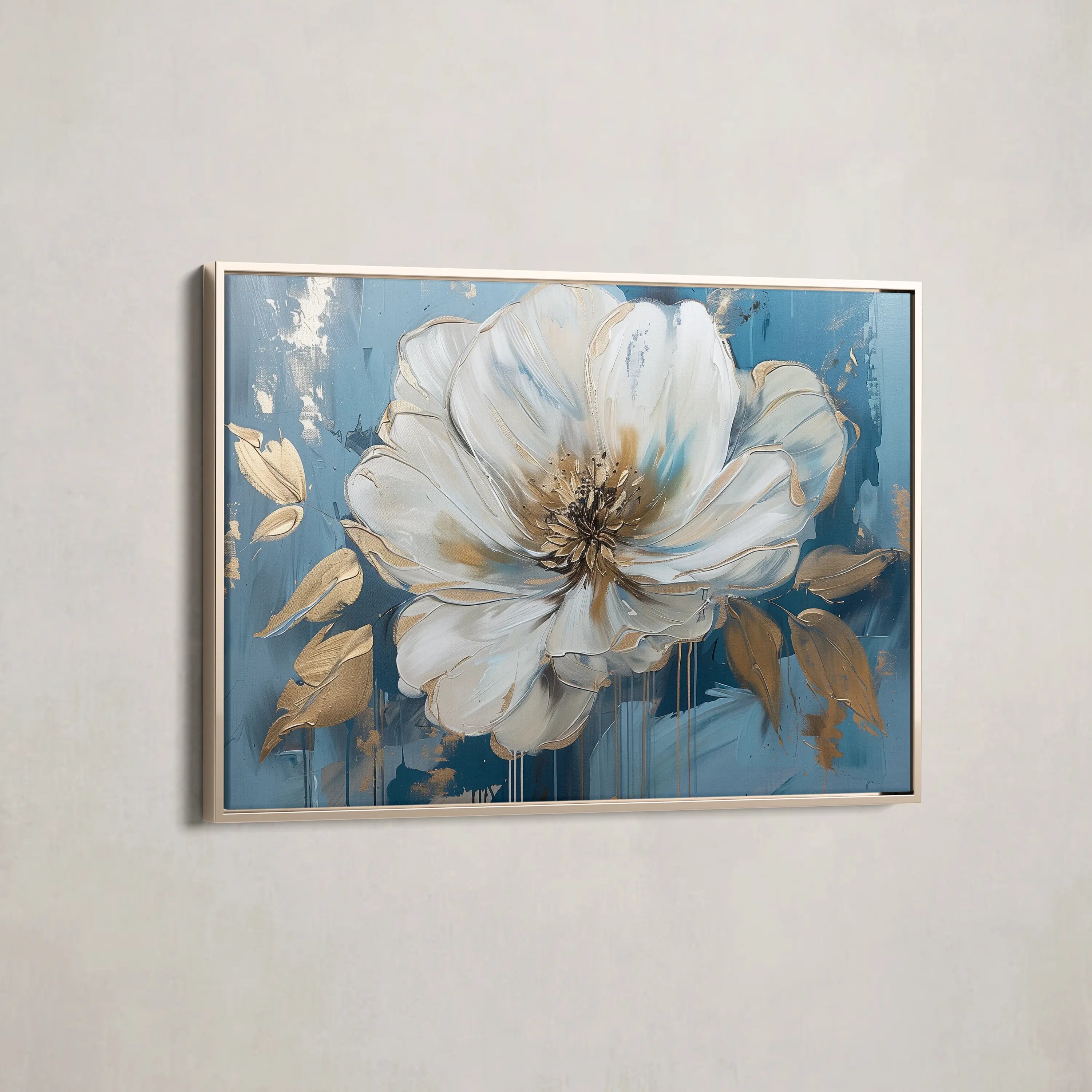 Floral Canvas Wall Art WAD543-F 90 x 60 cm / Stretched on hidden frame