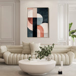 Abstract 544 Canvas Art 60 x 40 cm / Stretched on hidden frame