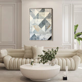 Abstract 545 Canvas Art 60 x 40 cm / Stretched on hidden frame