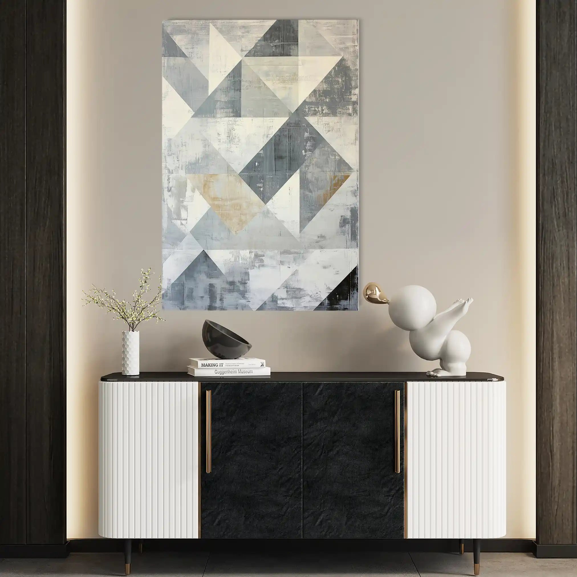 Abstract 545 Canvas Art 60 x 40 cm / Stretched on hidden frame