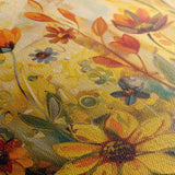 Floral Canvas Wall Art WAD545-F 90 x 60 cm / Stretched on hidden frame