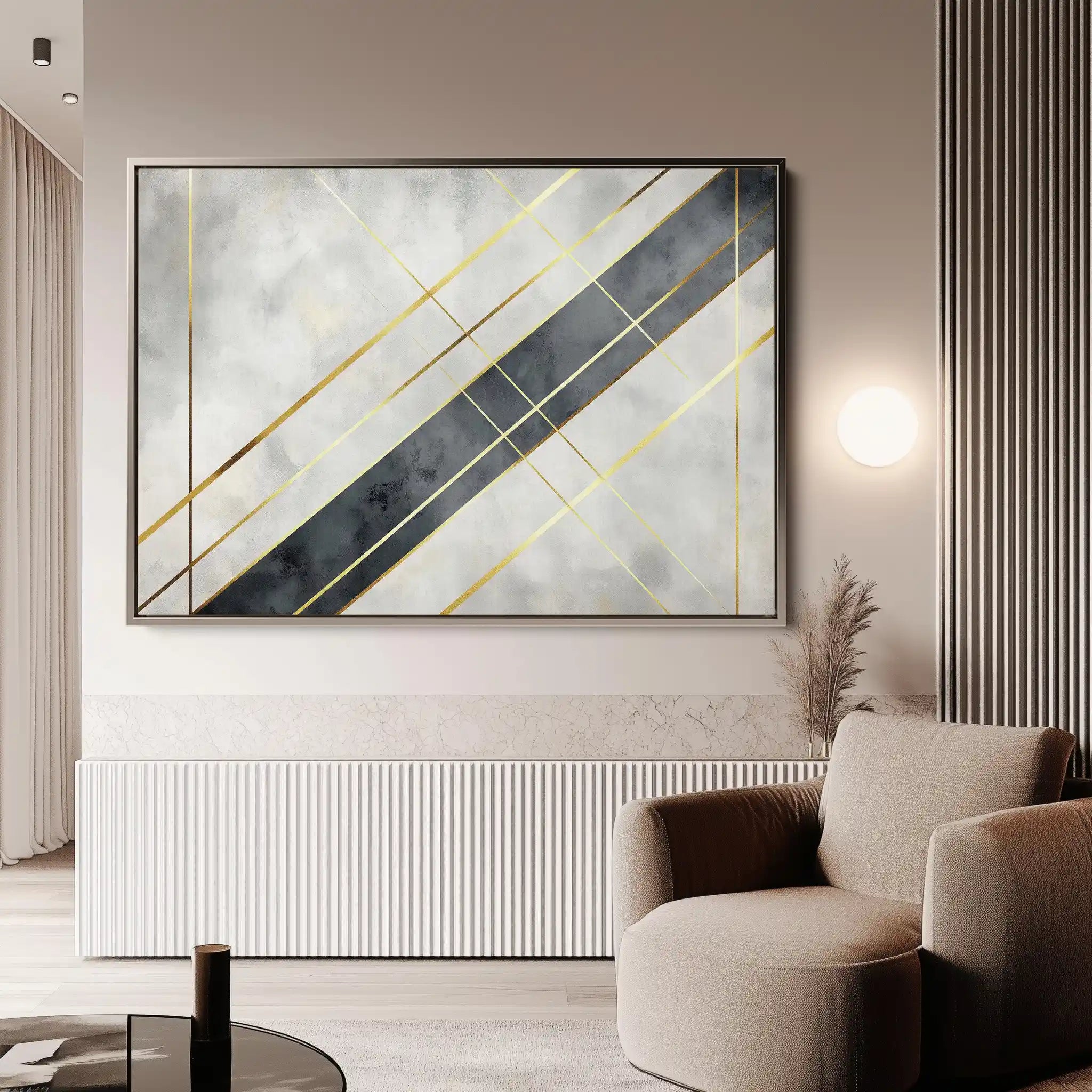 Abstract 546 Canvas Art 60 x 40 cm / Stretched on hidden frame