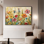 Floral Canvas Wall Art WAD546-F 90 x 60 cm / Stretched on hidden frame