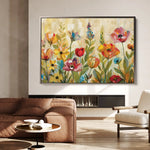 Floral Canvas Wall Art WAD546-F 90 x 60 cm / Stretched on hidden frame